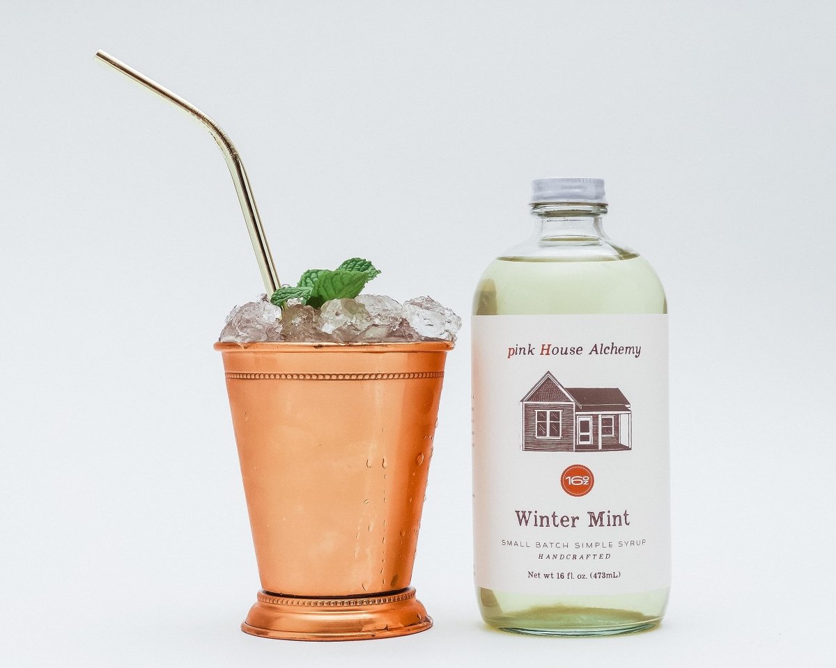 Winter Mint Simple Syrup by Pink House Alchemy