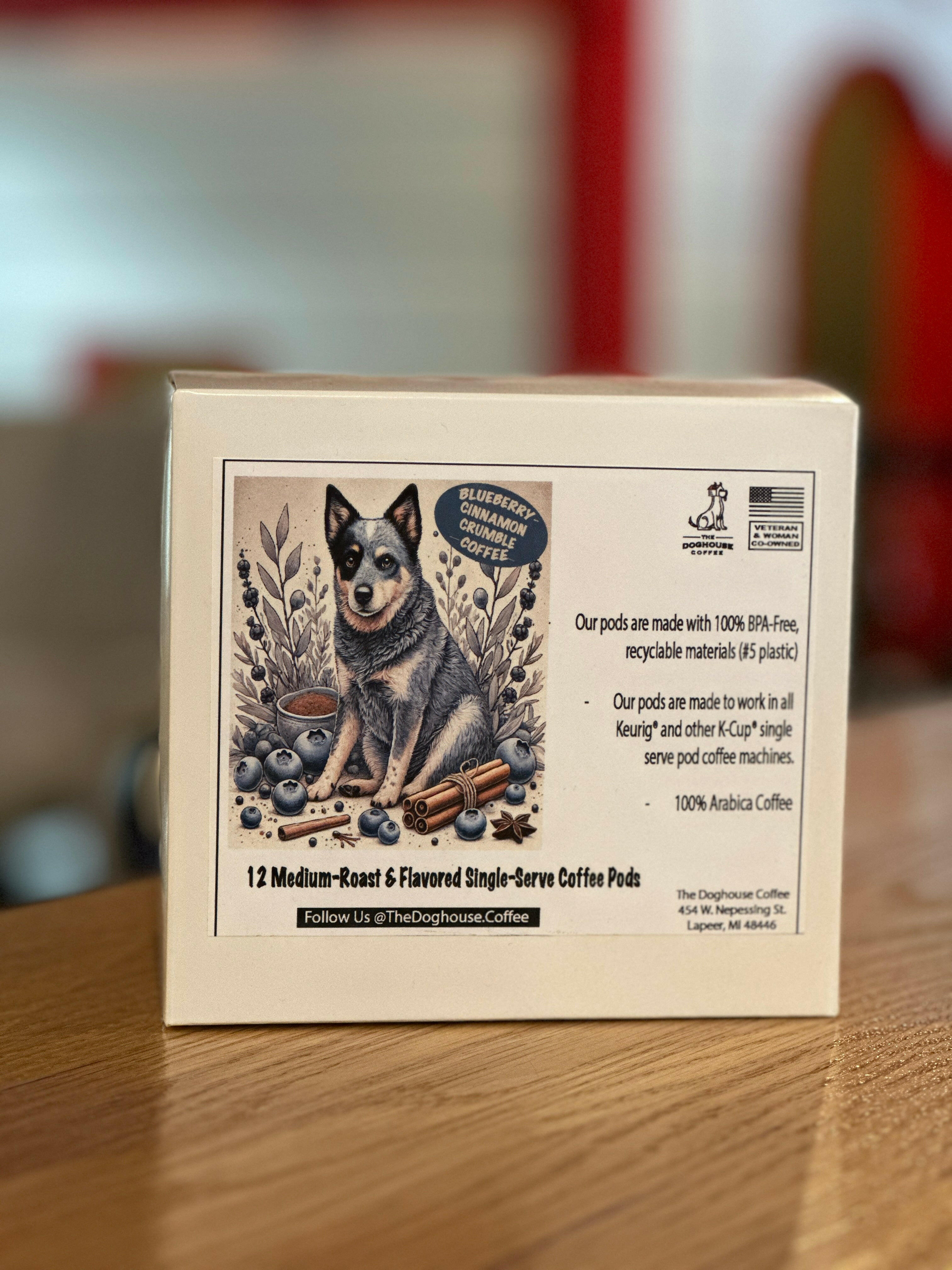 Blueberry Cinnamon Crumble Coffee Pods