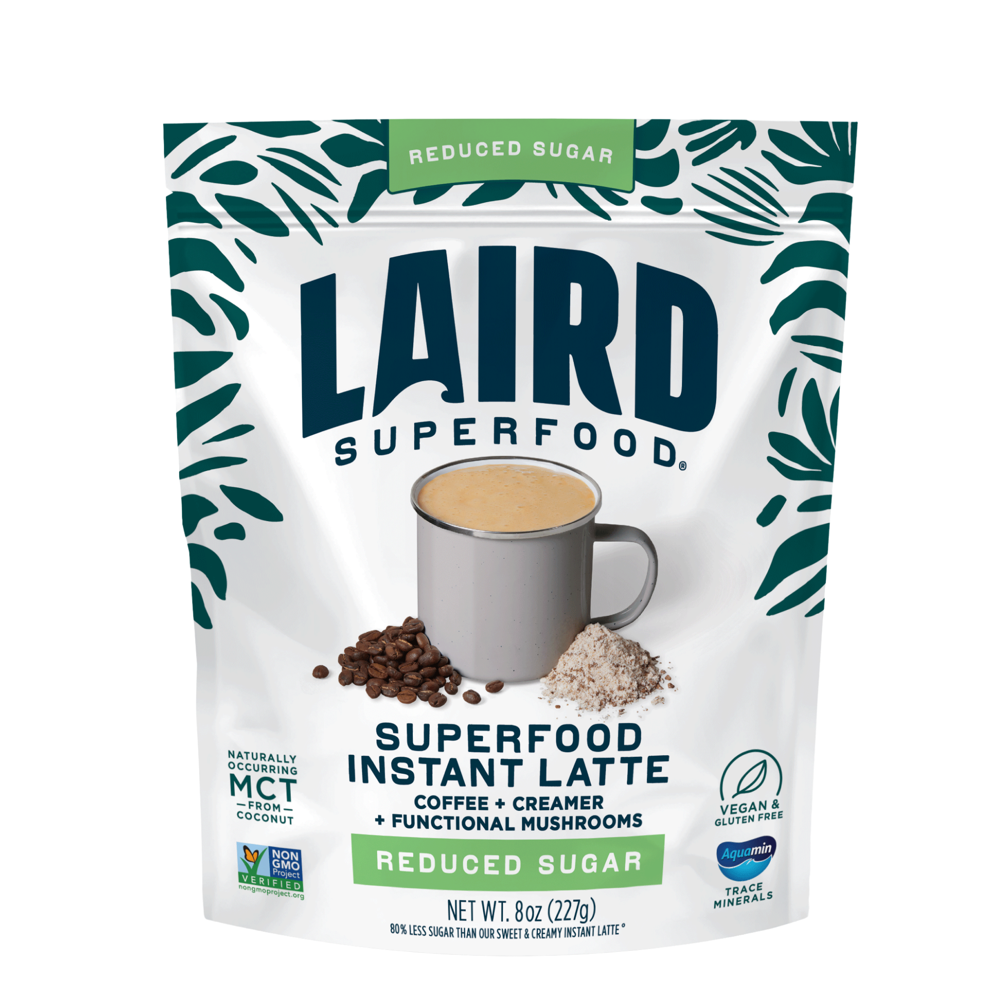 Reduced Sugar Instant Latte with Adaptogens
