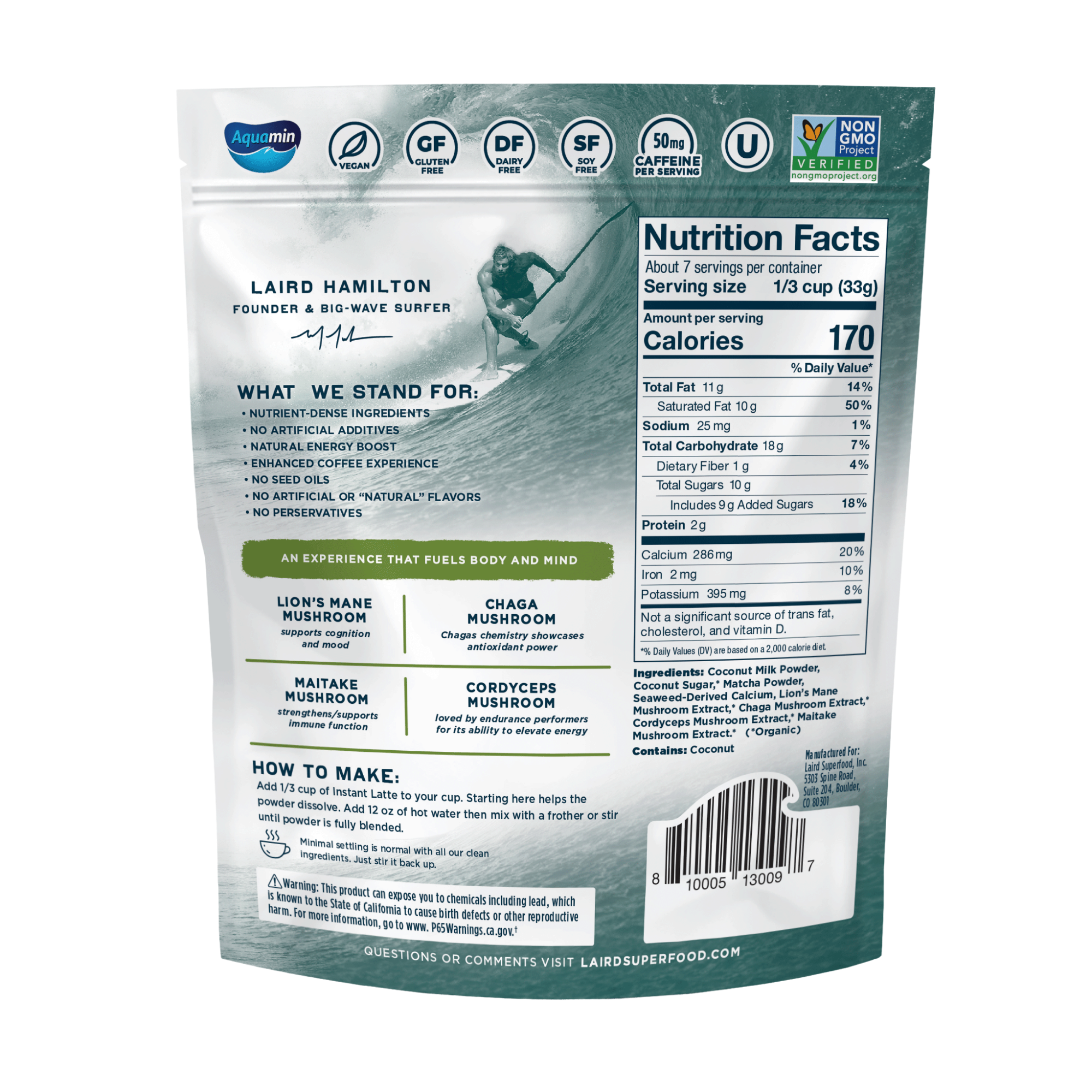 Matcha Instant Latte with Adaptogens