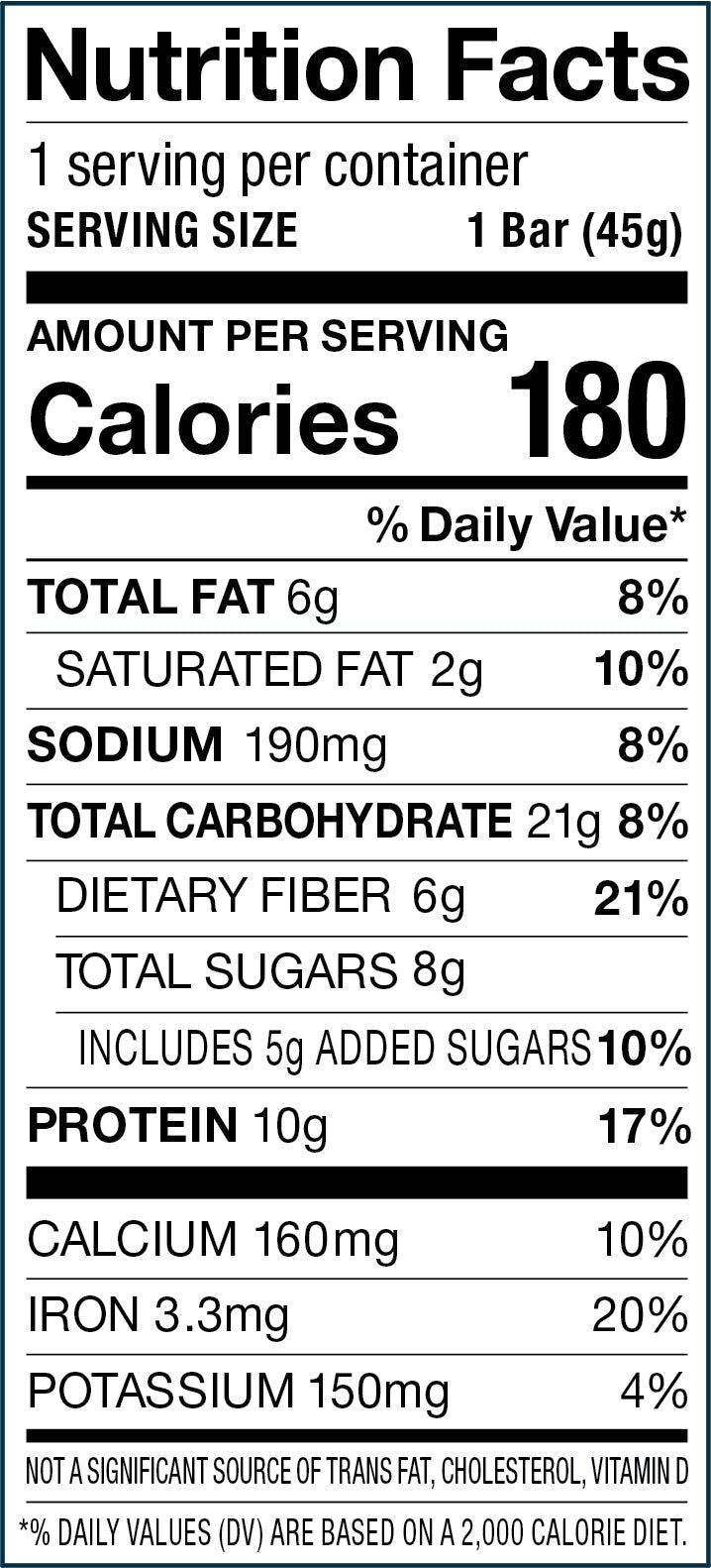 Blueberry + Sunflower Butter Protein Bar (10pk)