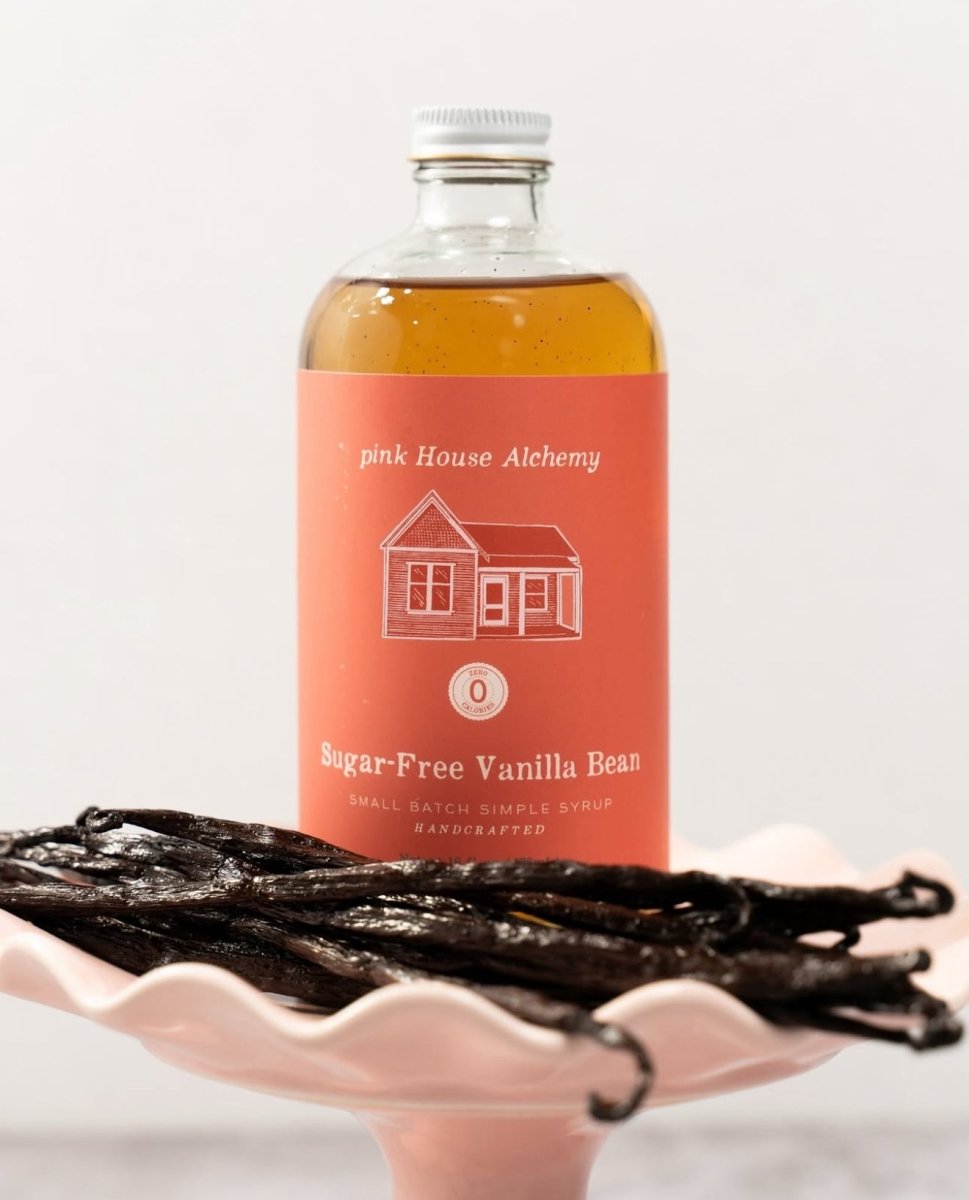 Zero Sugar Vanilla Bomb | Sugar-Free Vanilla Bean Syrup by Pink House Alchemy