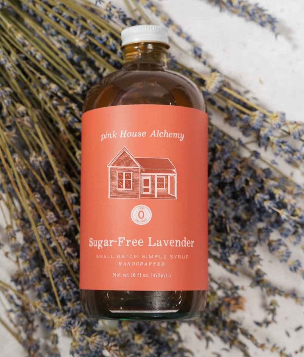 Zero Sugar Lavender Bomb | Sugar-Free Lavender Syrup by Pink House Alchemy