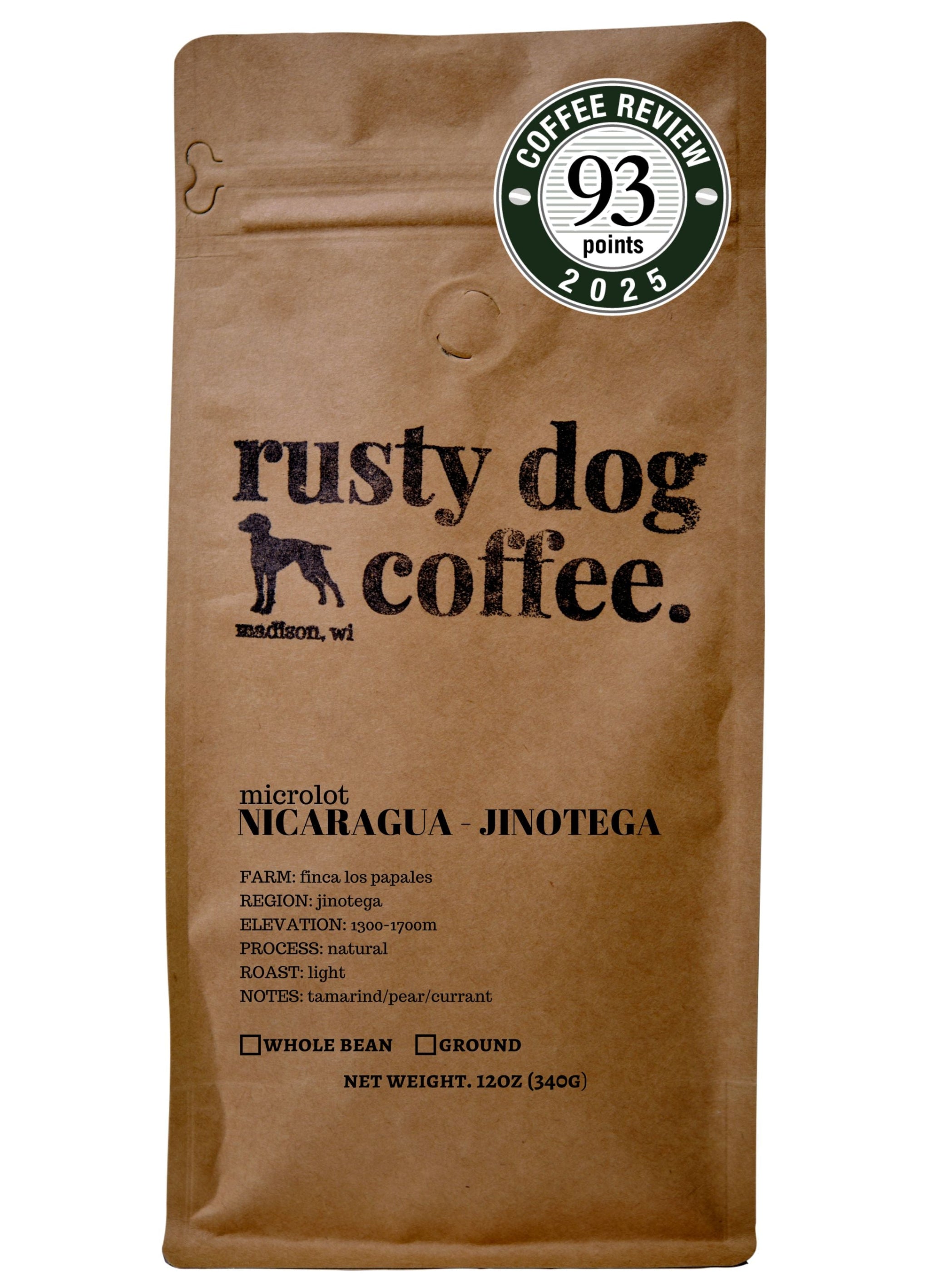 Nicaragua Jinotega, Natural Processed, Light Roast - Microlot