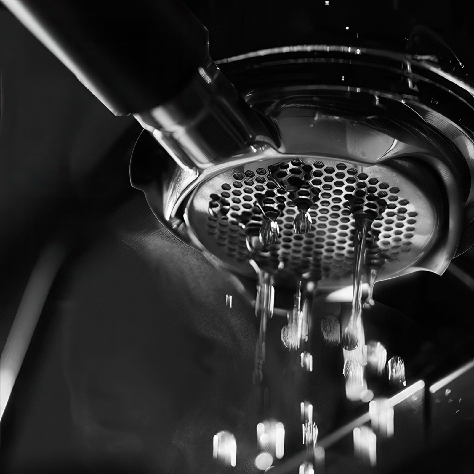 Openwork Bottomless Portafilter with High Extraction Basket