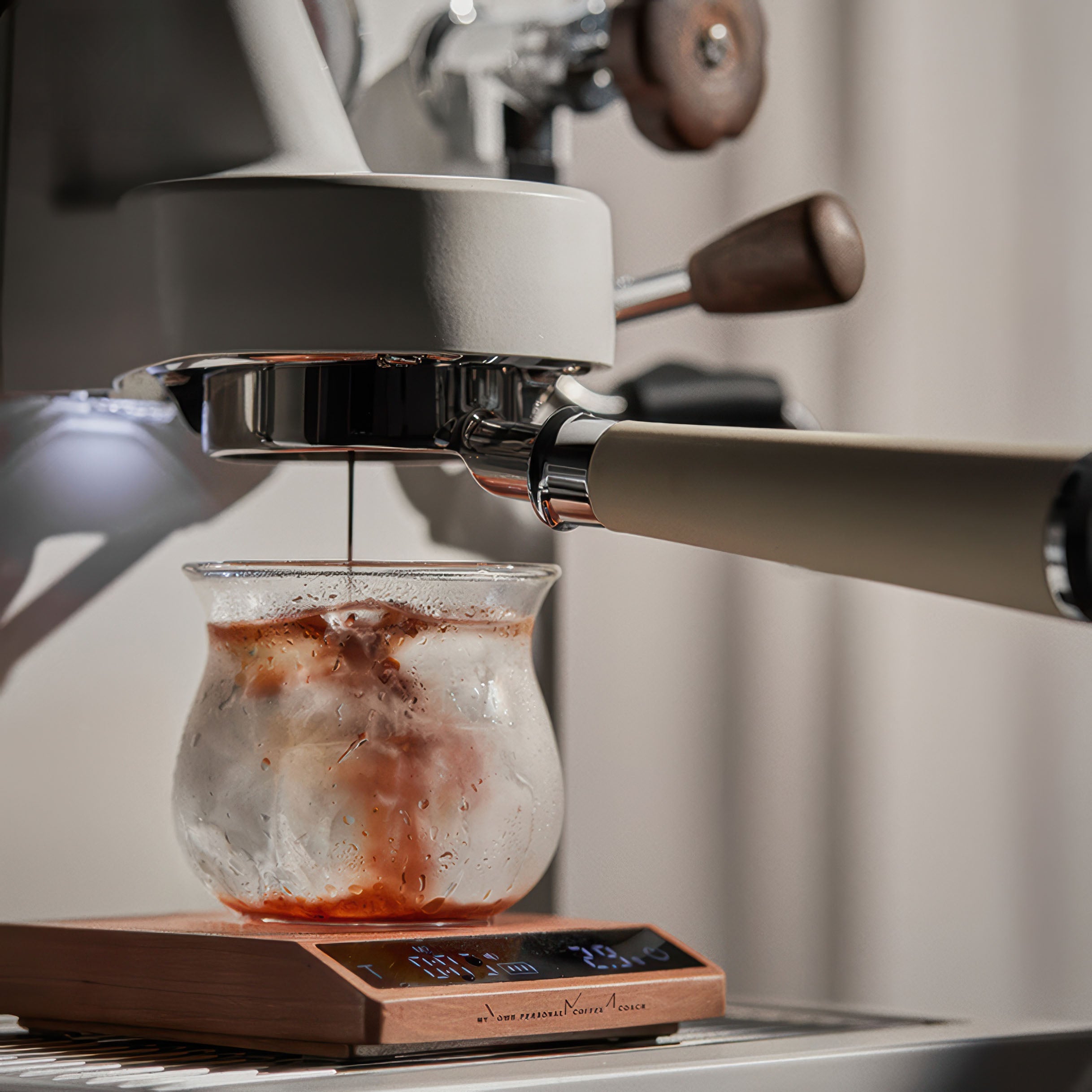 Precision Brew Walnut Digital Coffee Scale