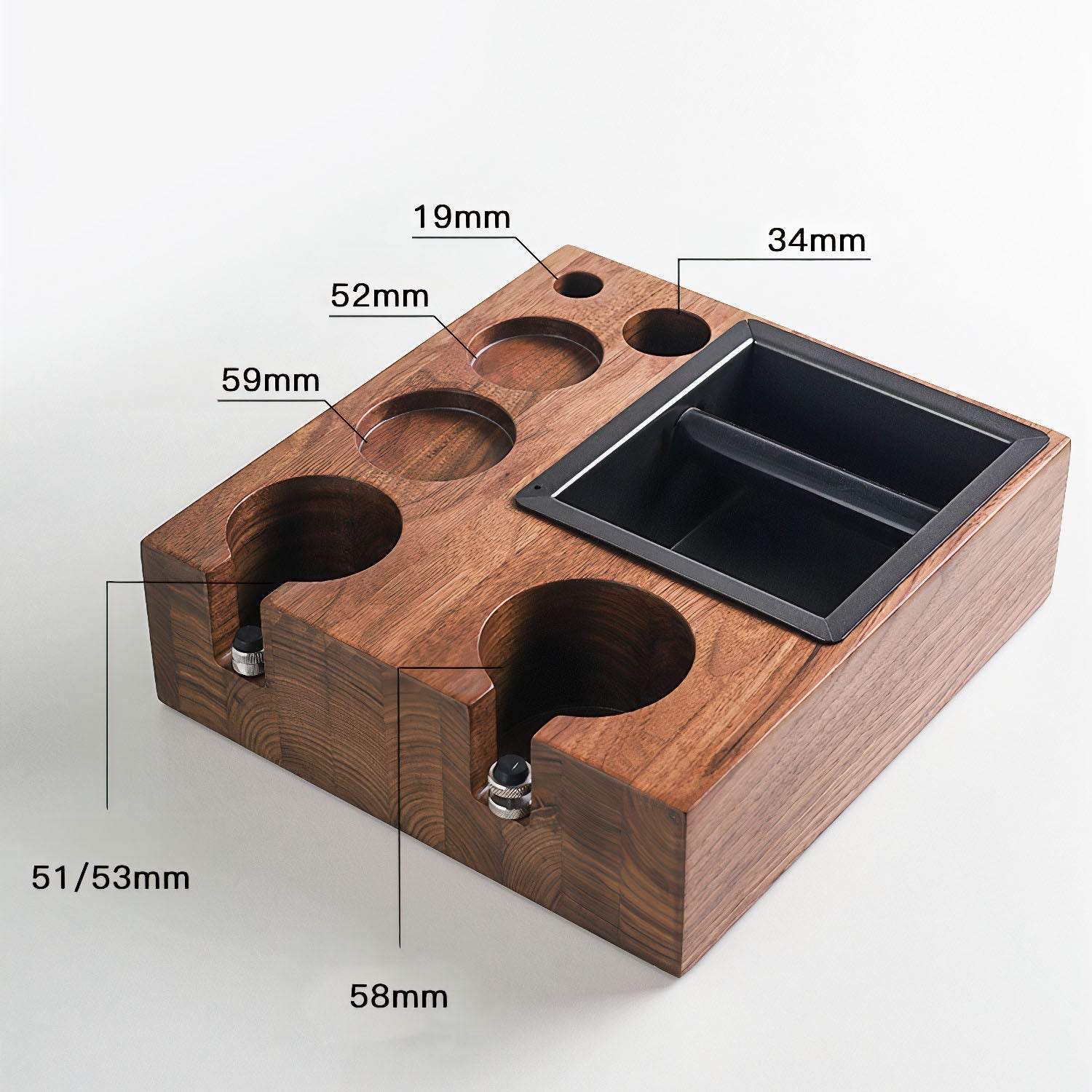 Barista Coffee Tamping Station with Knock Box