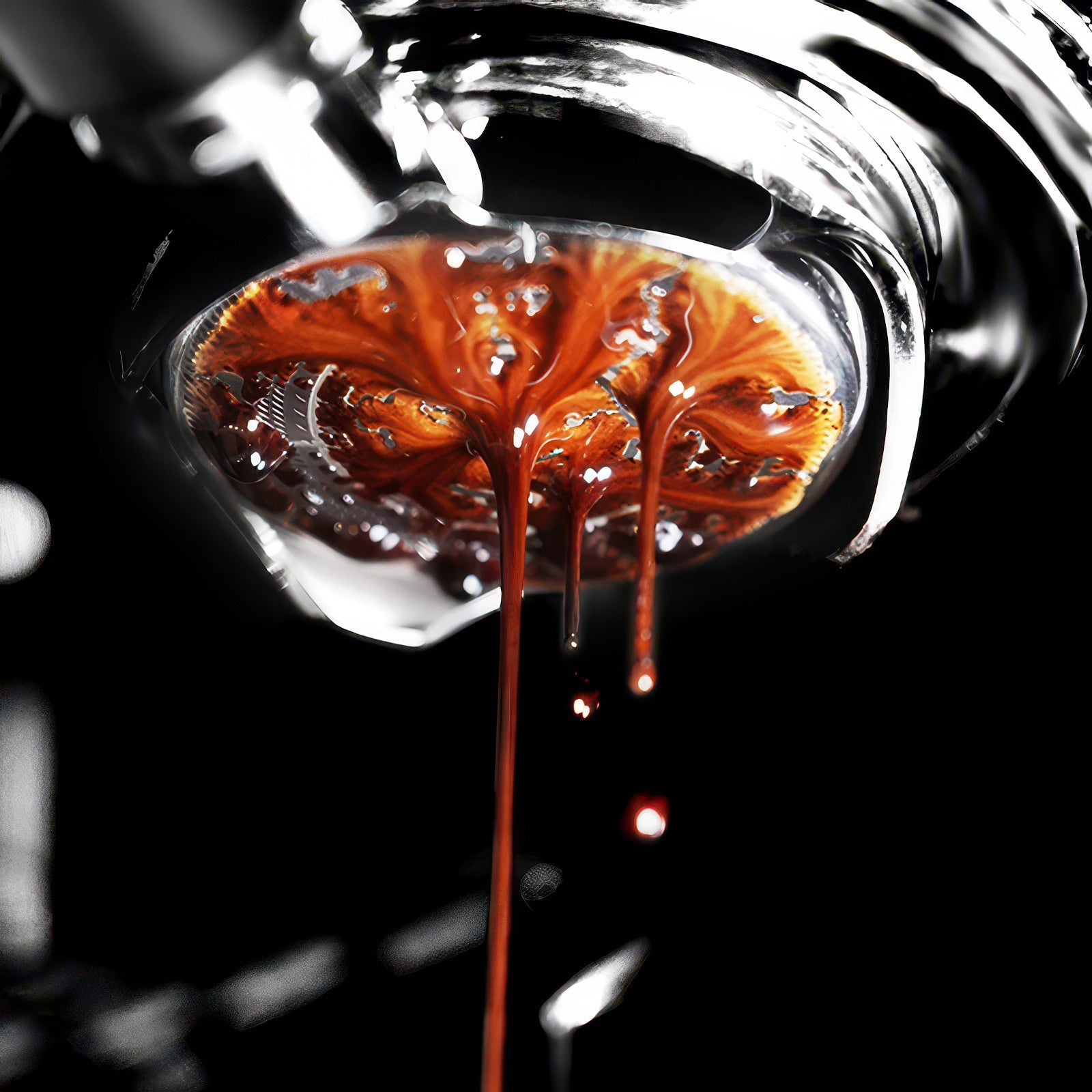 Openwork Bottomless Portafilter with High Extraction Basket