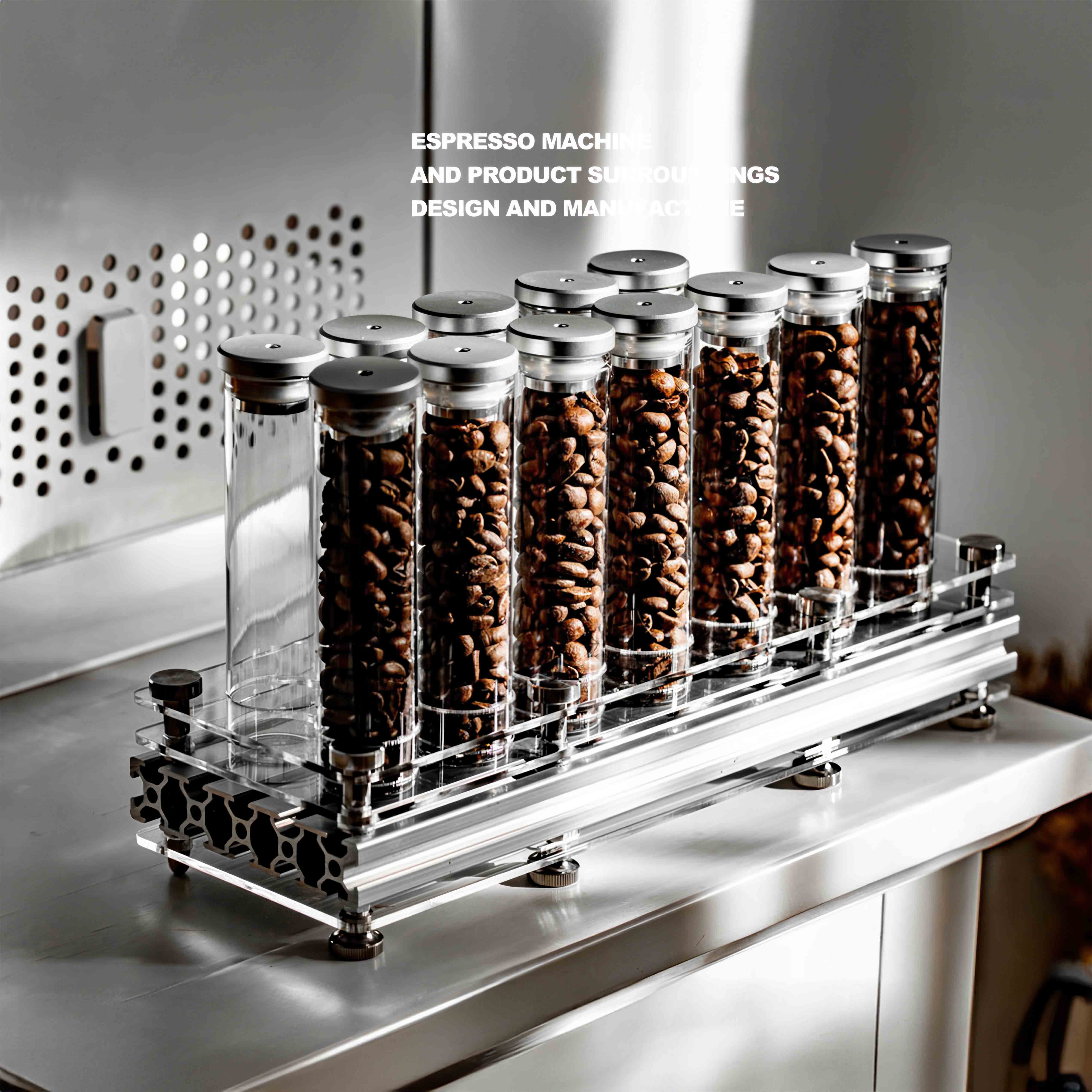 Coffee Bean Storage Bottle with One Way Valve