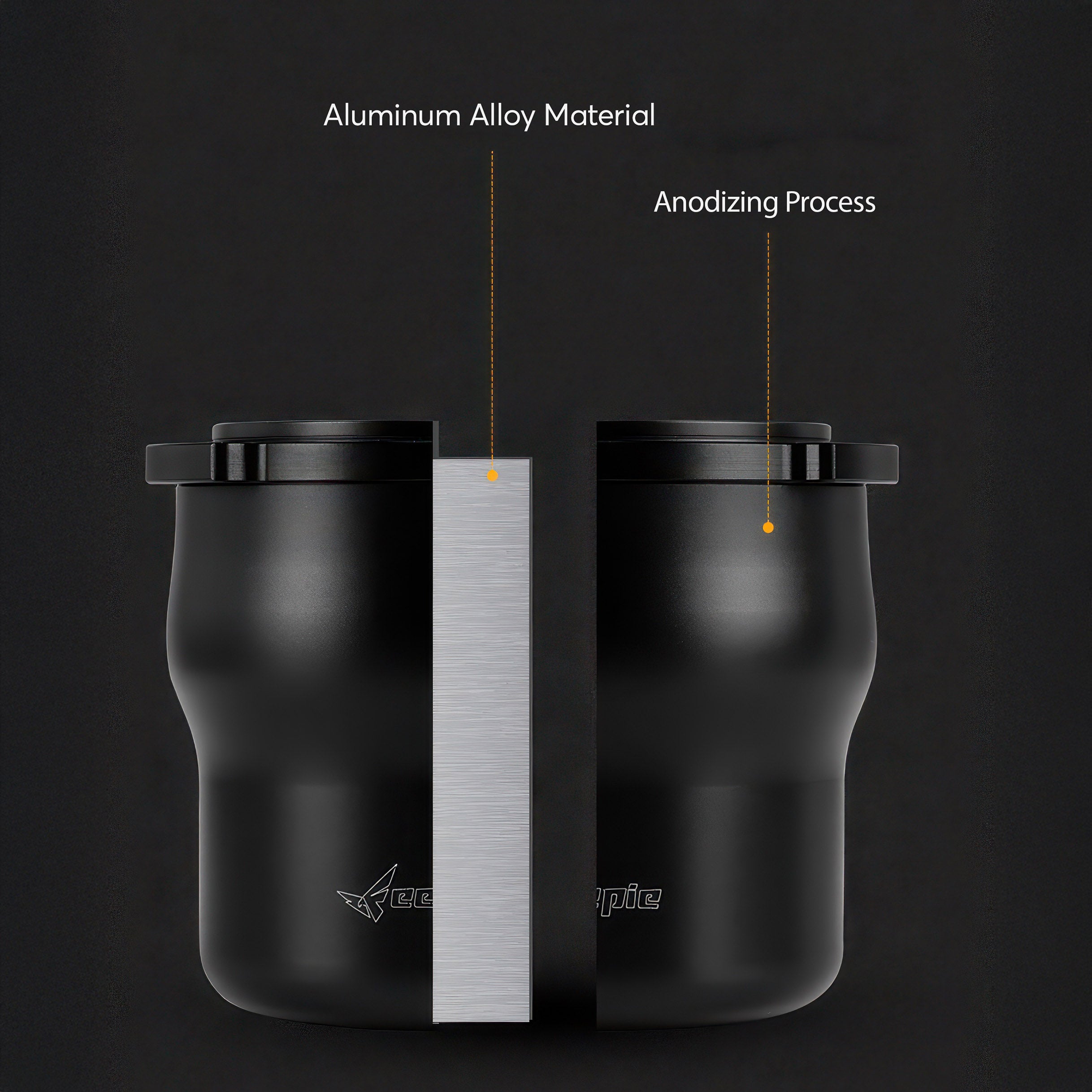 Coffee Dosing Cup Three-Ear Anti-Static