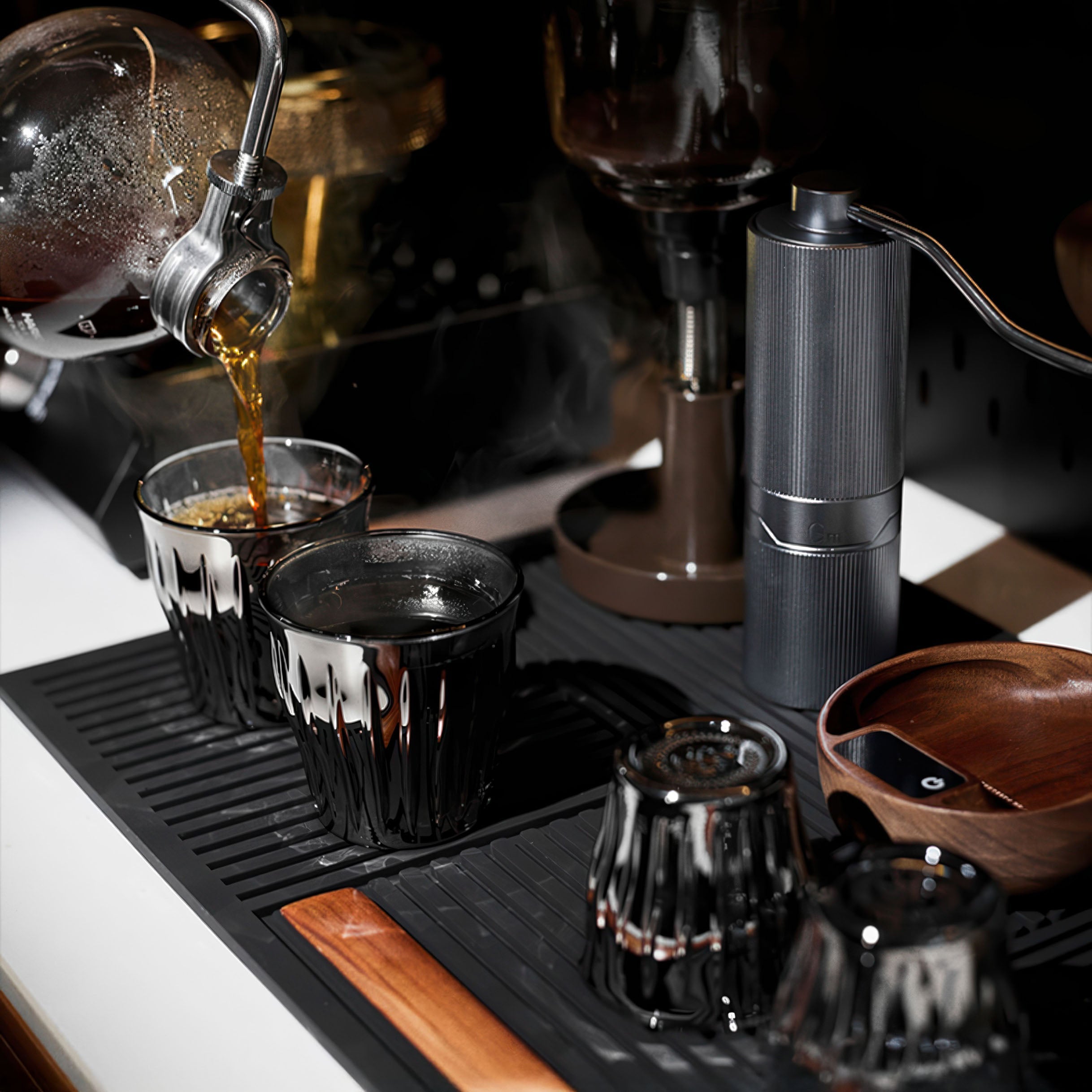 Silicone Coffee Station Mat Non-Slip Heat