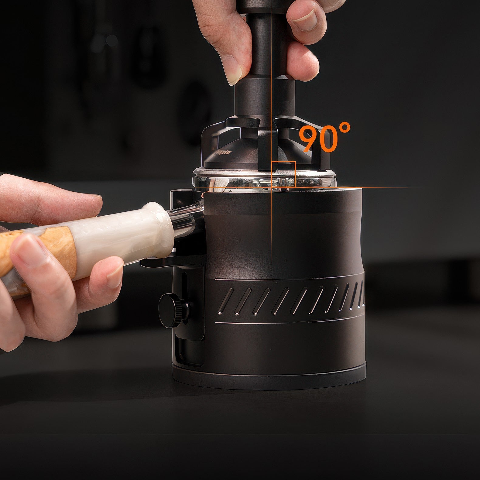 Multi-Function Portafilter Tamping Holder