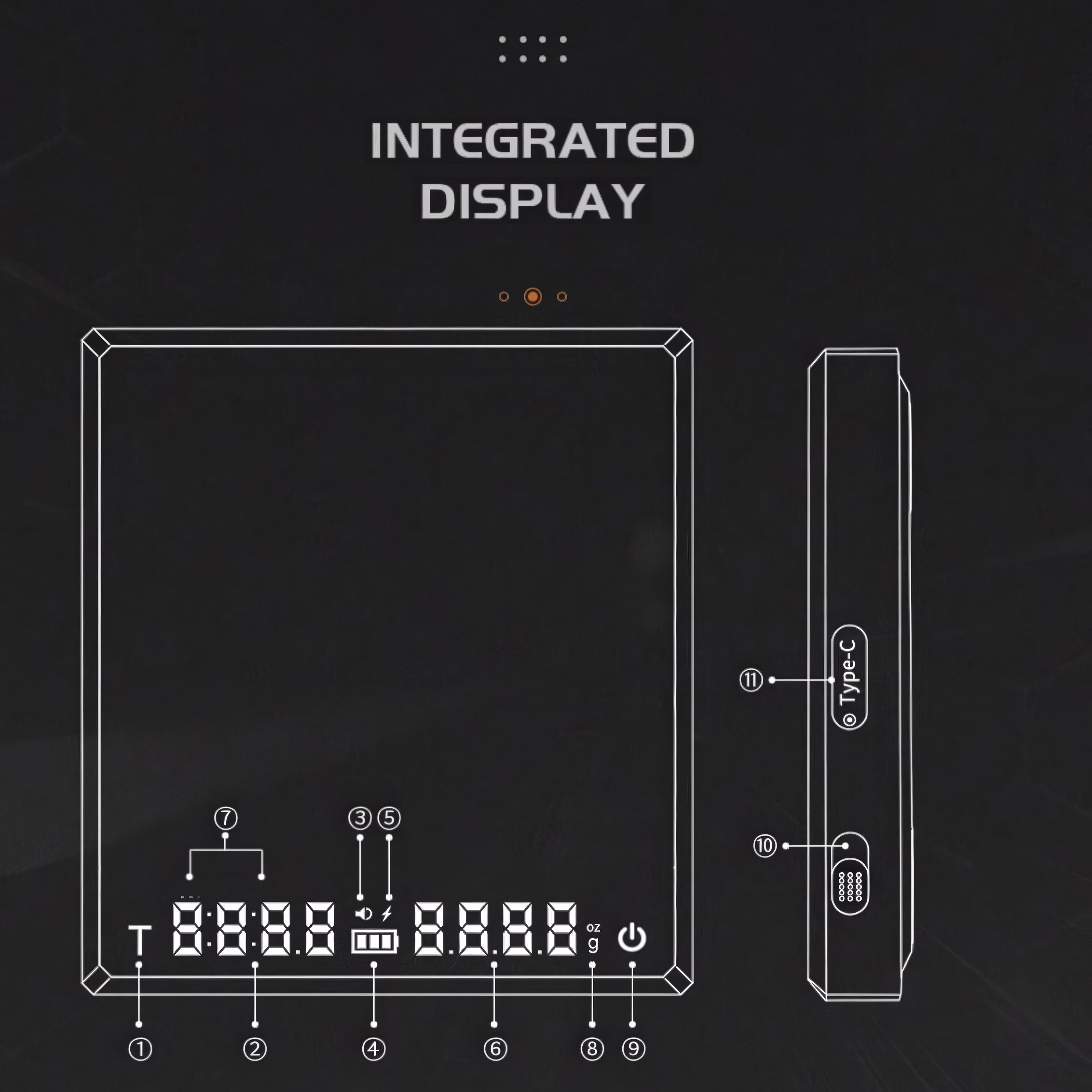 Weiner Psyche Mini Electronic Coffee Scale