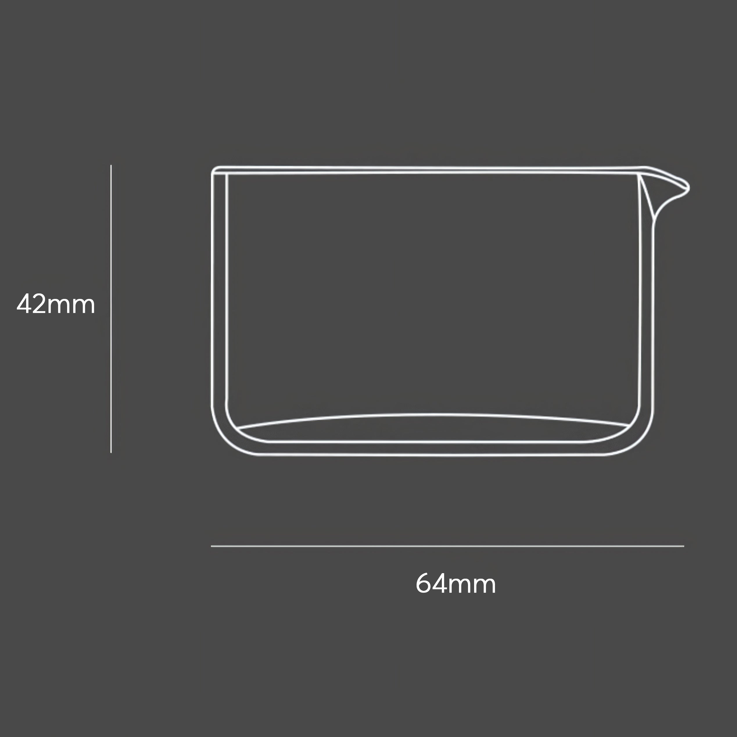 Espresso Shot Glass with Measuring Scale
