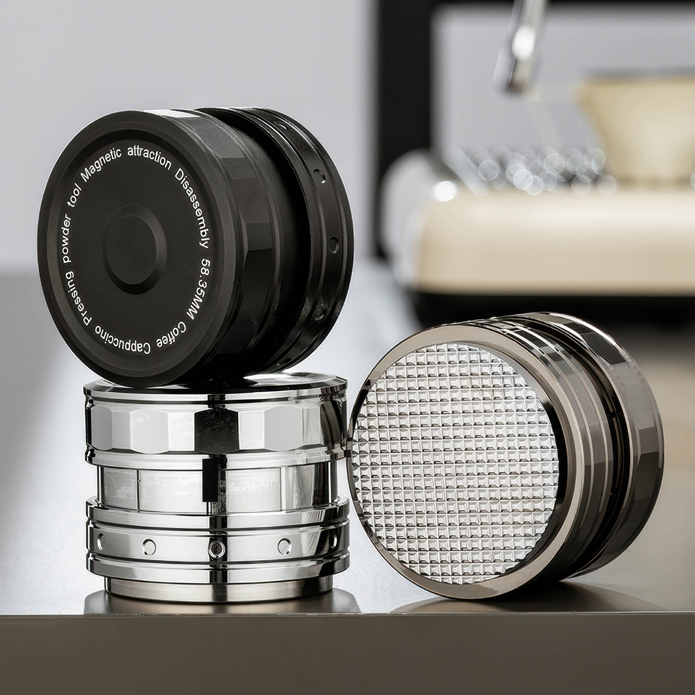 UFO Gravity Tamper with 2 Bottom Types