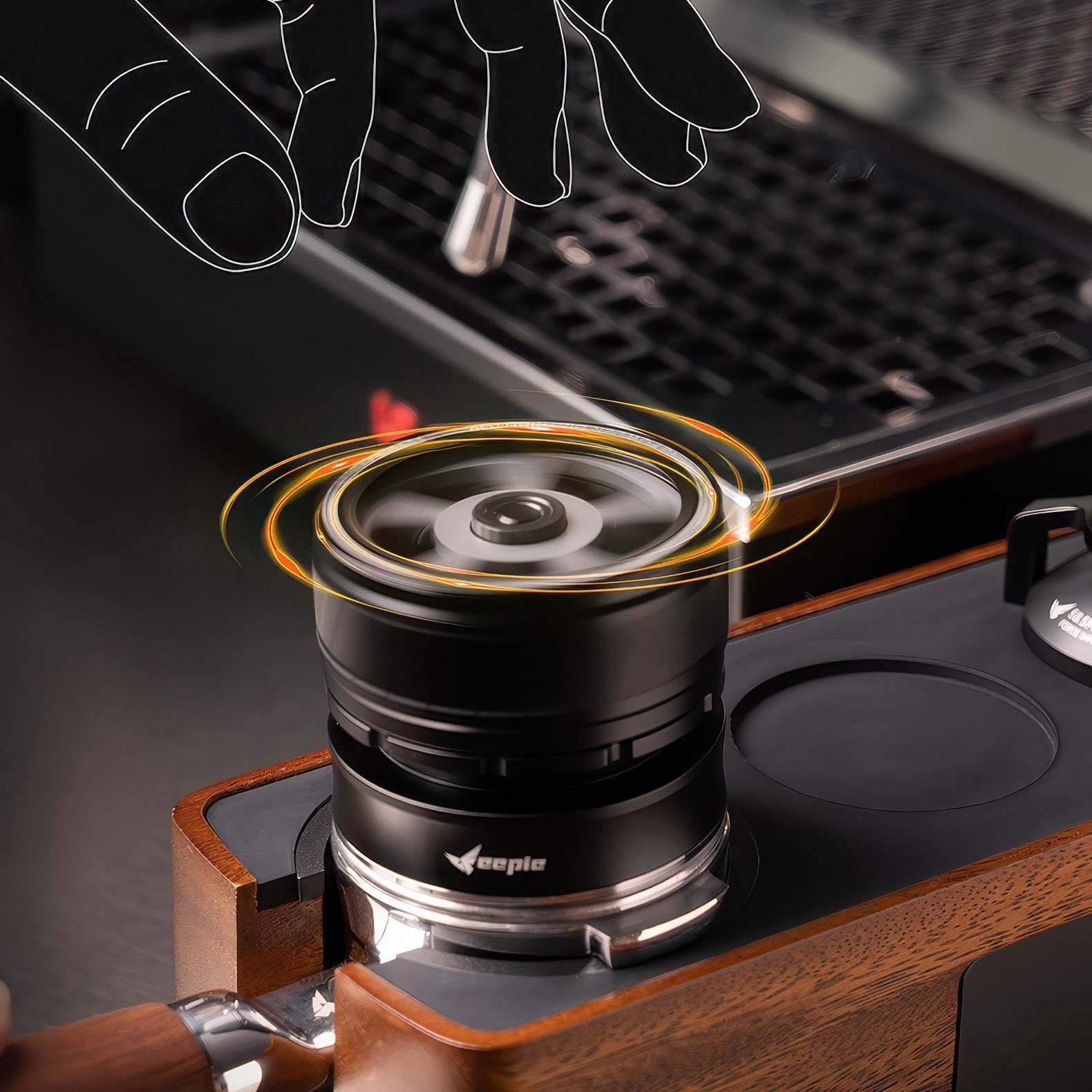 Espresso Gravity Coffee Distributor