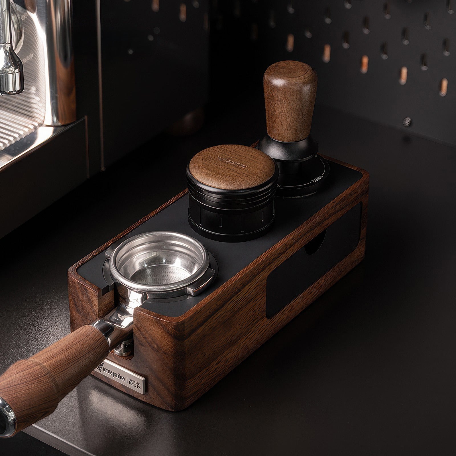 Barista Tamping Station with Knock Box Storage - Thumbnail 4
