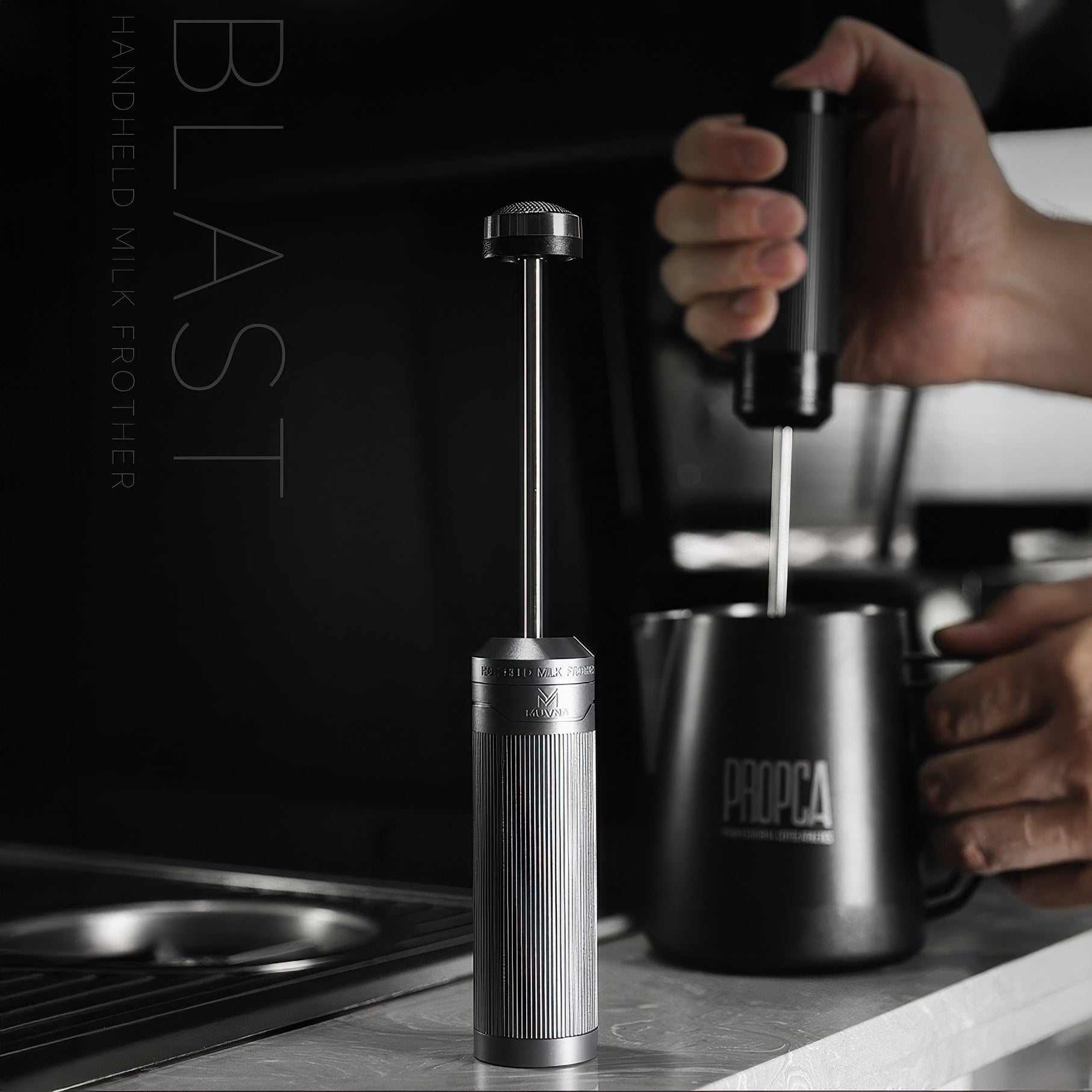 Electric Handheld Milk Frother Rechargeable