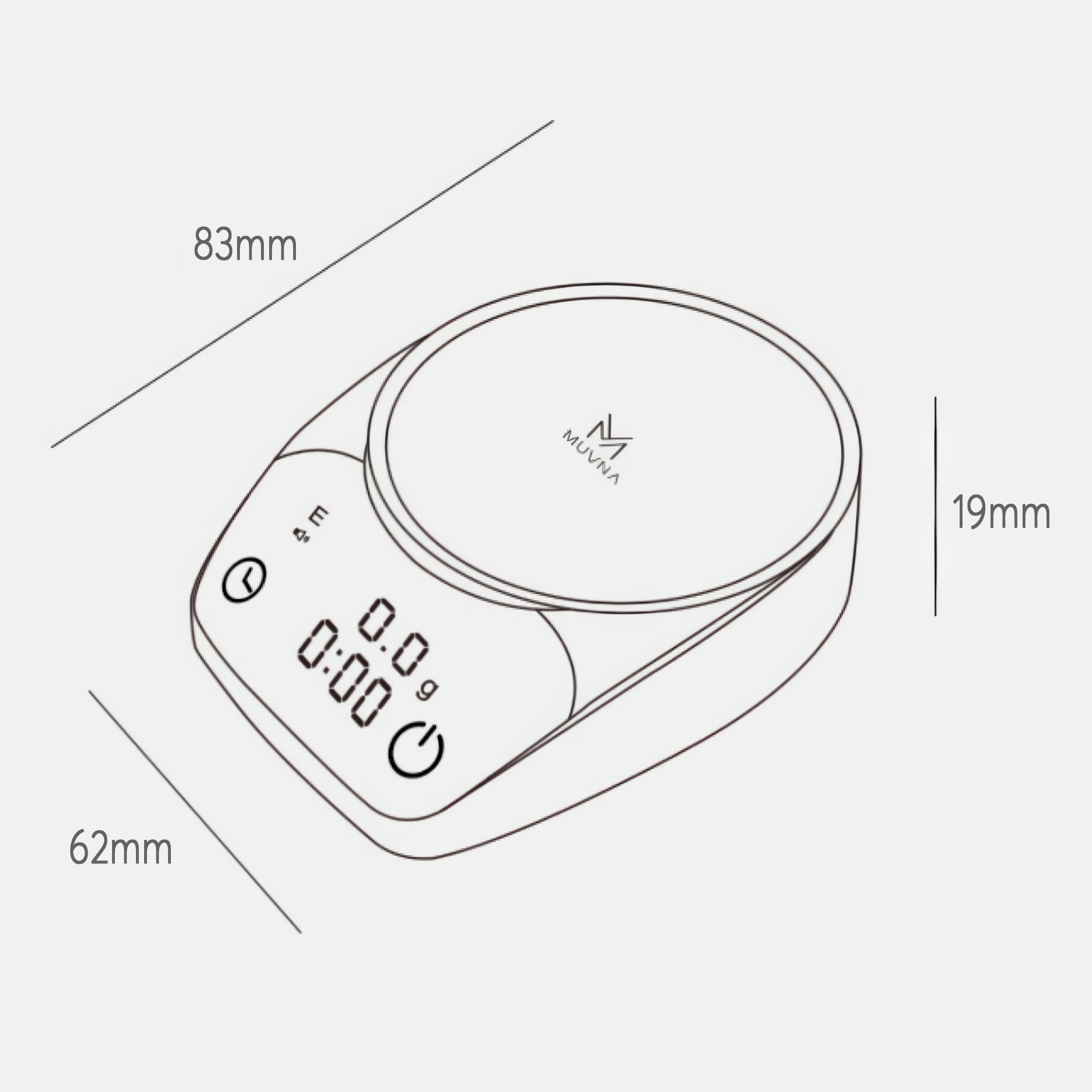 Mini Electronic Portable Espresso Scale