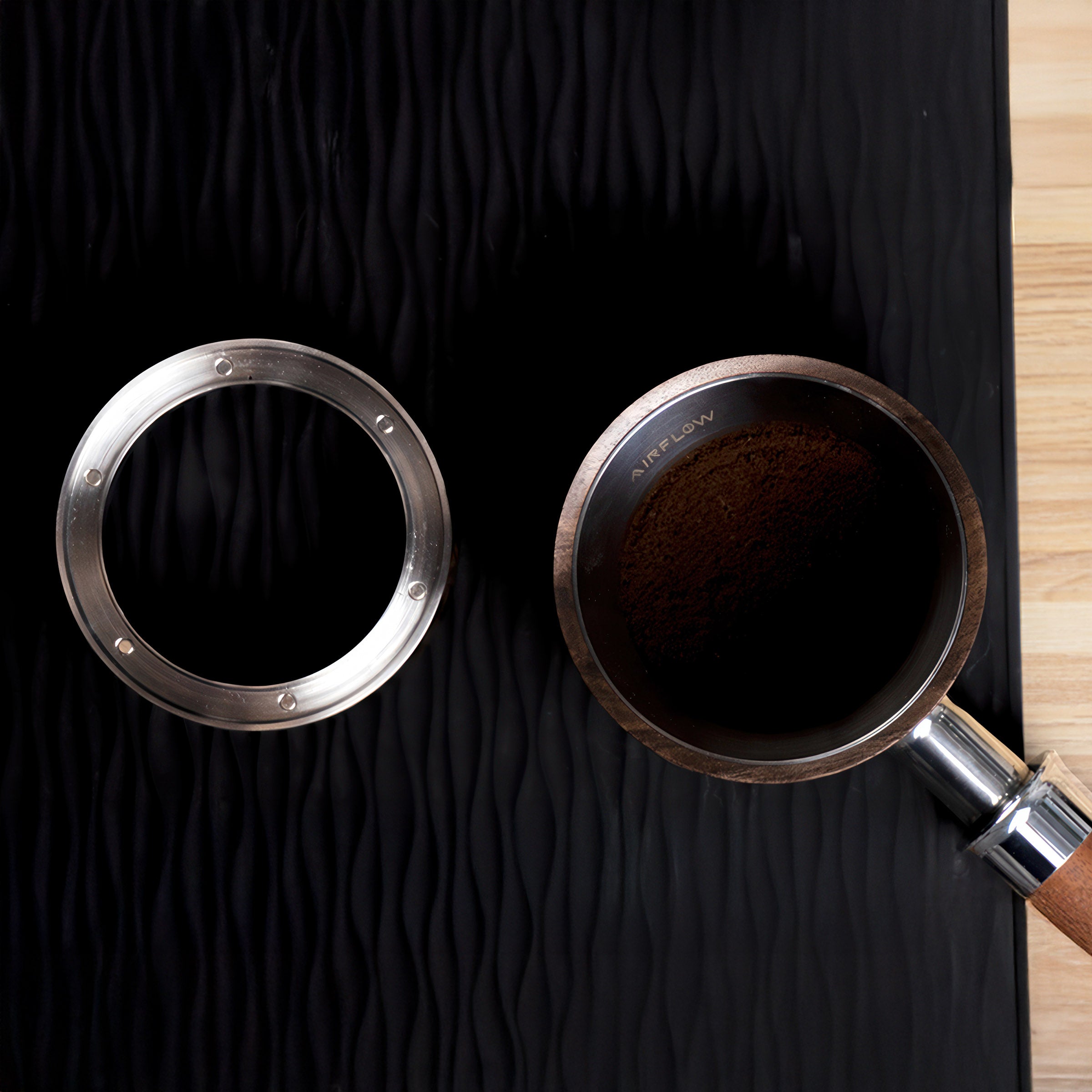 Walnut Dosing Ring 58mm