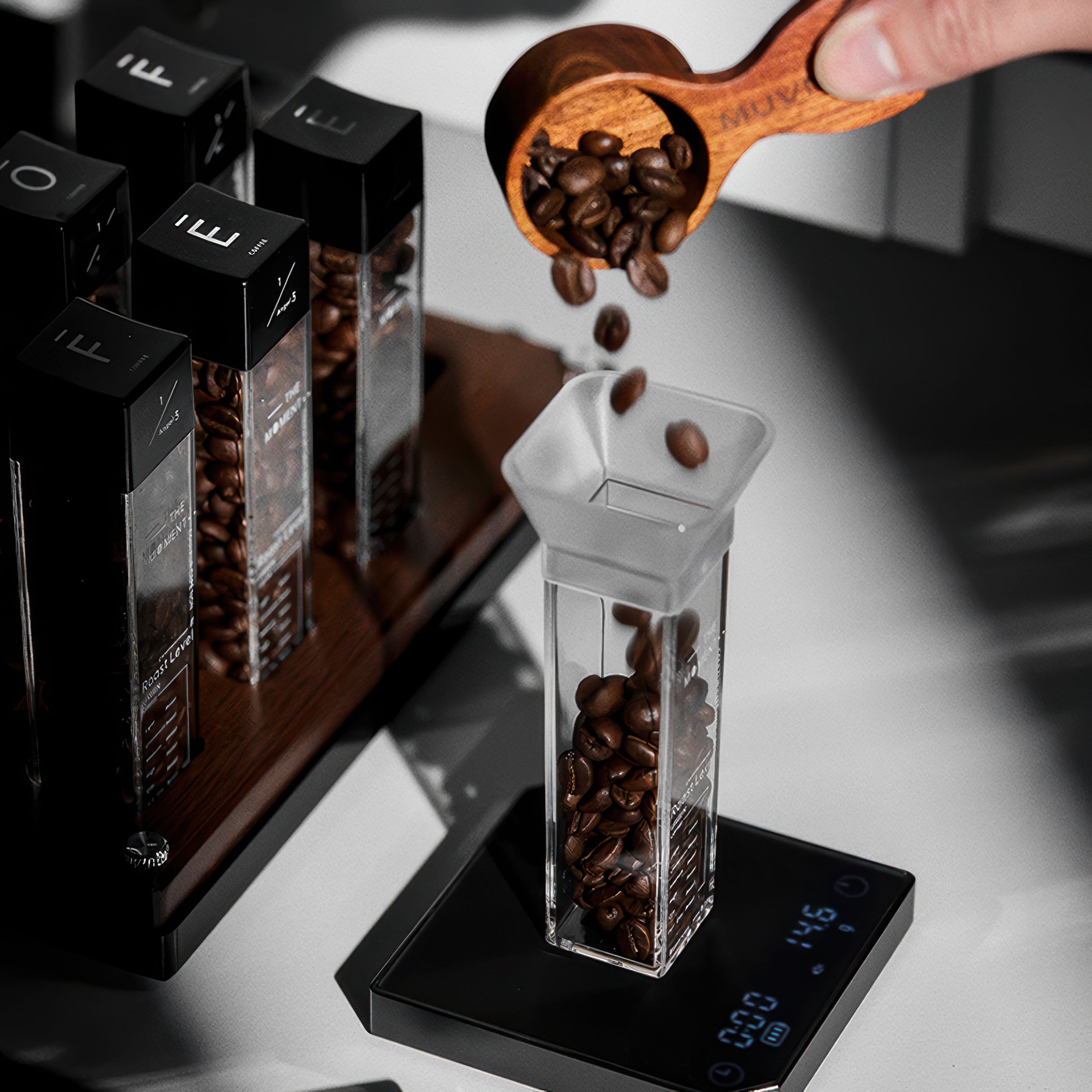 Smart Espresso Scale Compact Metal Body