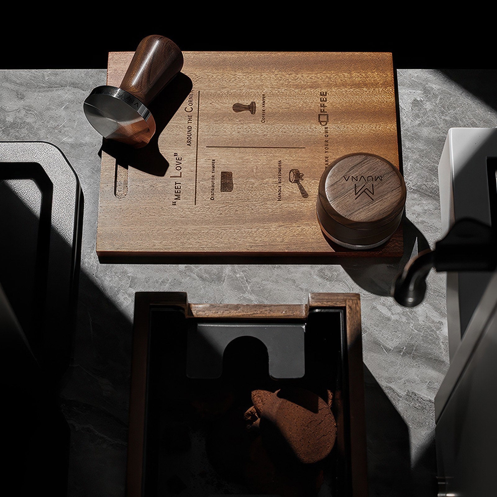 Wooden Mat With Silicone Surface