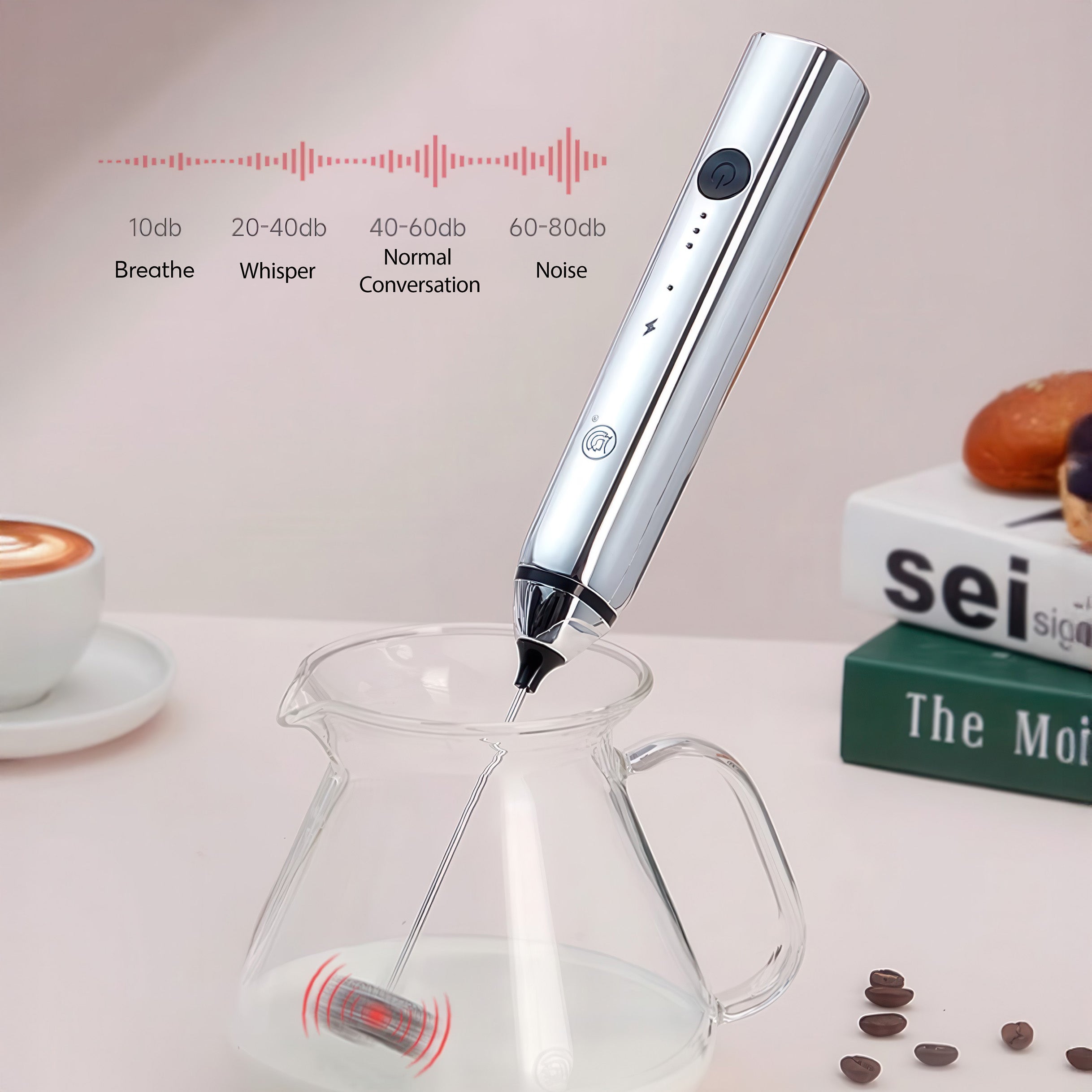 Handheld Milk Frother Electric Foam Maker