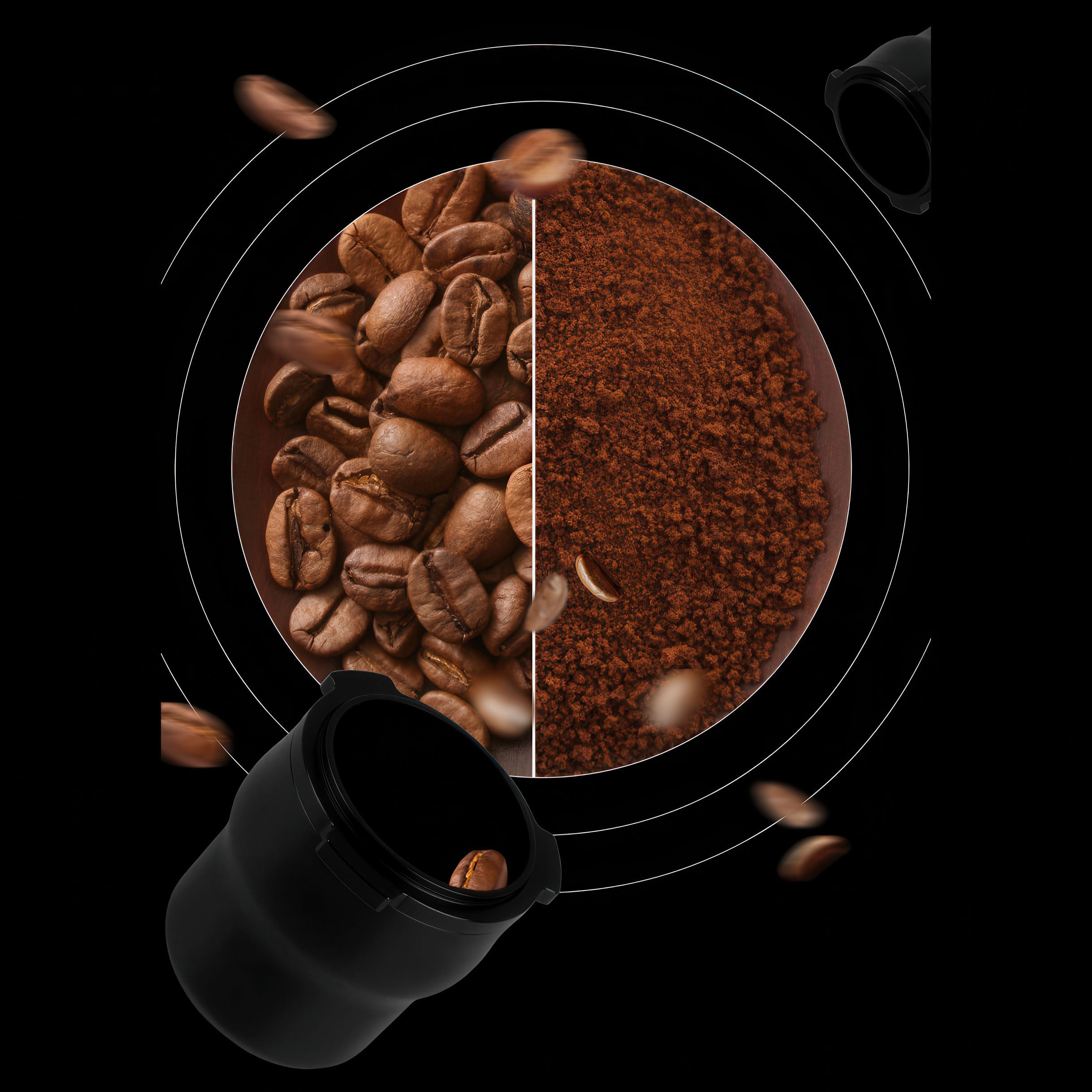 Coffee Dosing Cup Three-Ear Anti-Static