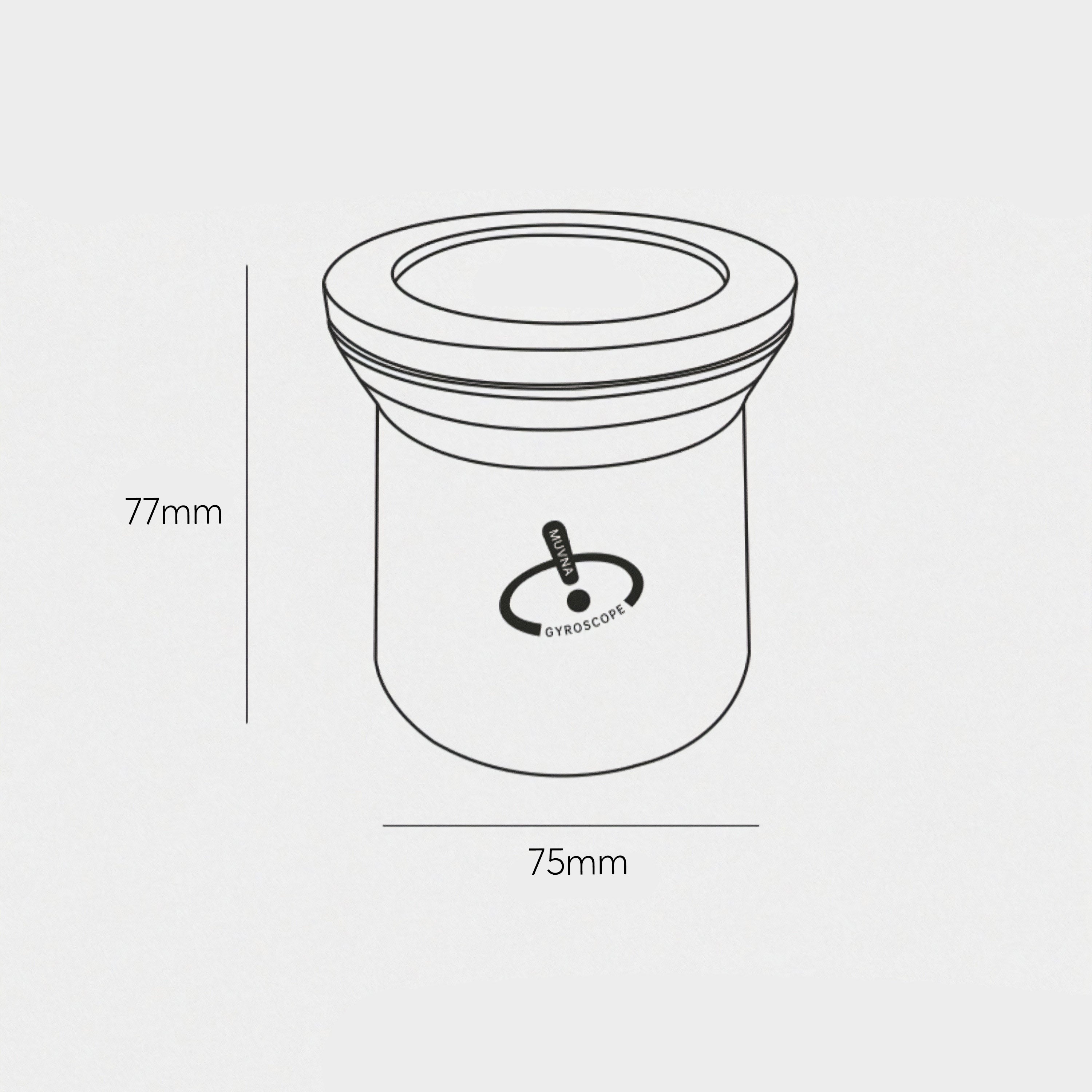 Stainless Steel Magnetic Dosing Cup 58MM