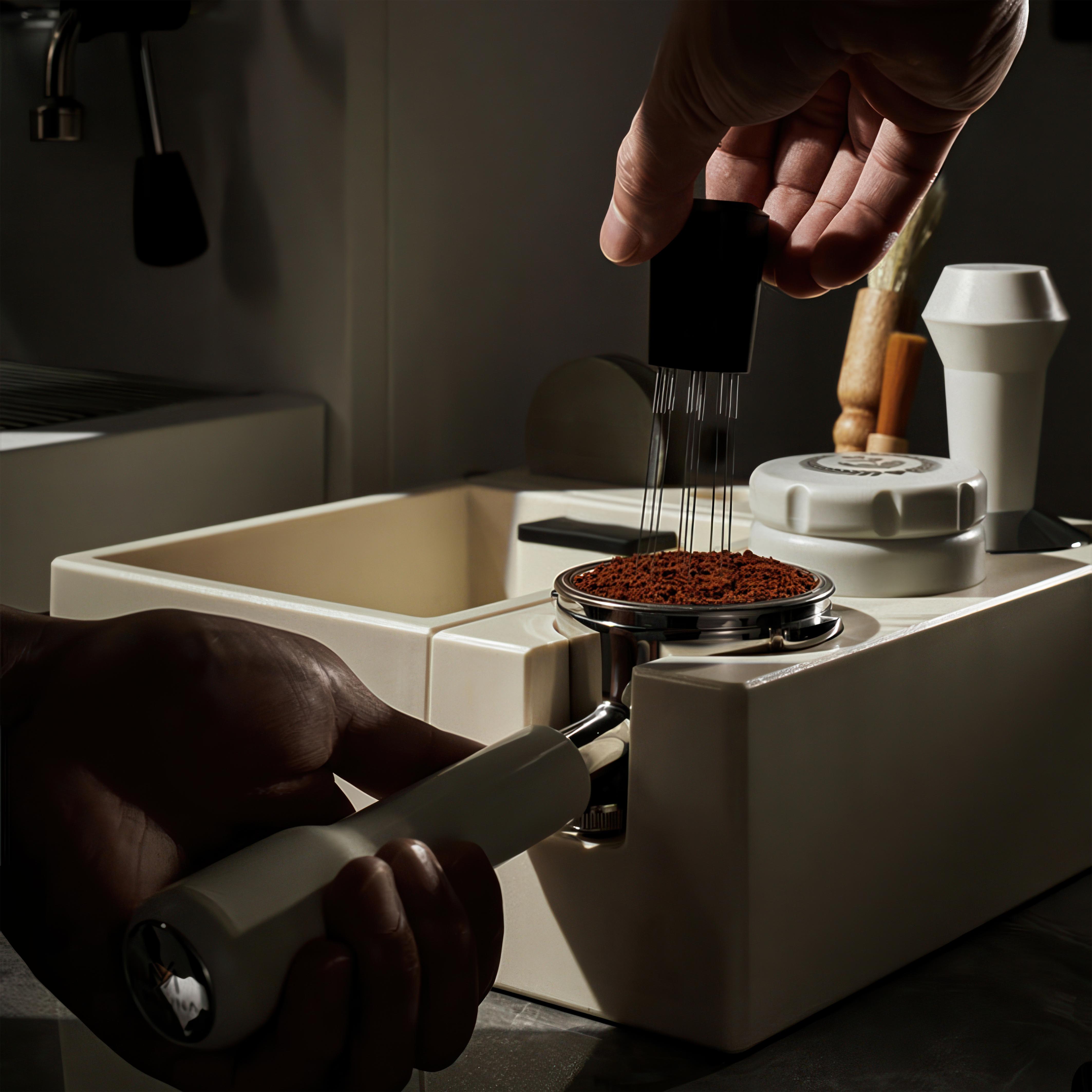 Espresso Knock Box and Tamp Station for Barista