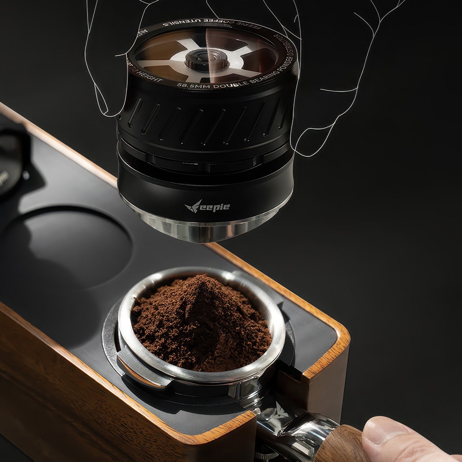 Espresso Gravity Coffee Distributor