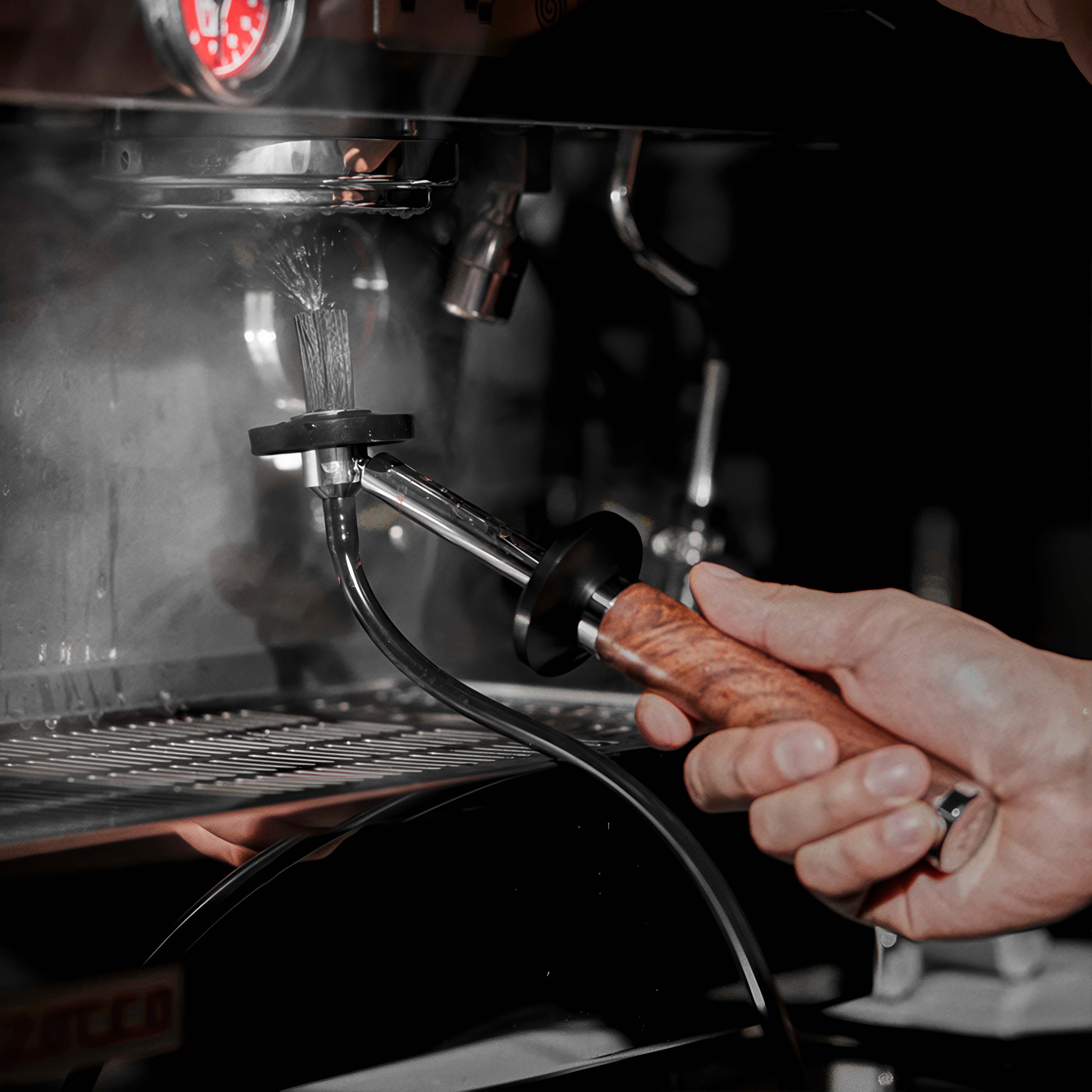 Espresso Coffee Machine Steam Cleaning Brush