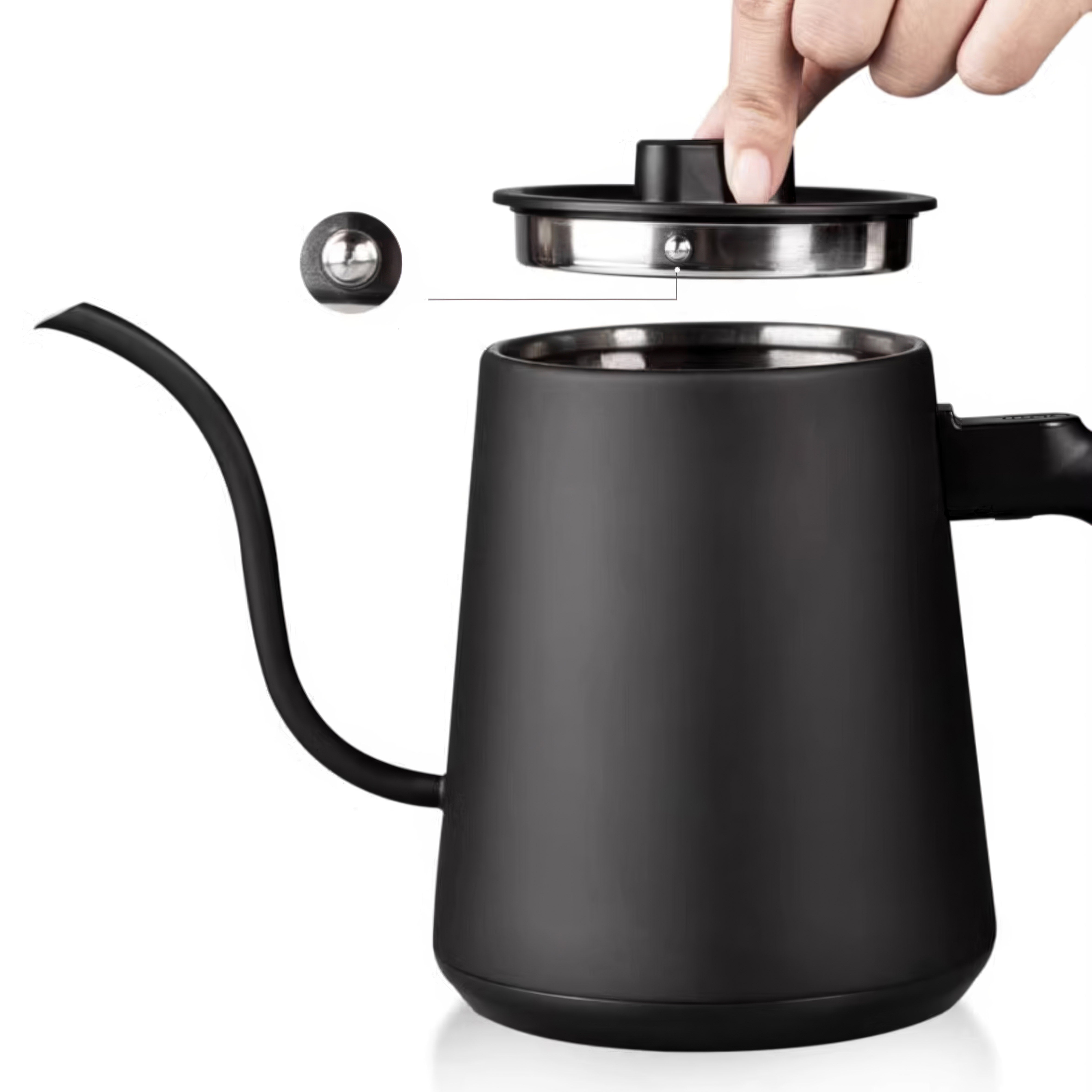 Electric Gooseneck Pour-Over Kettle