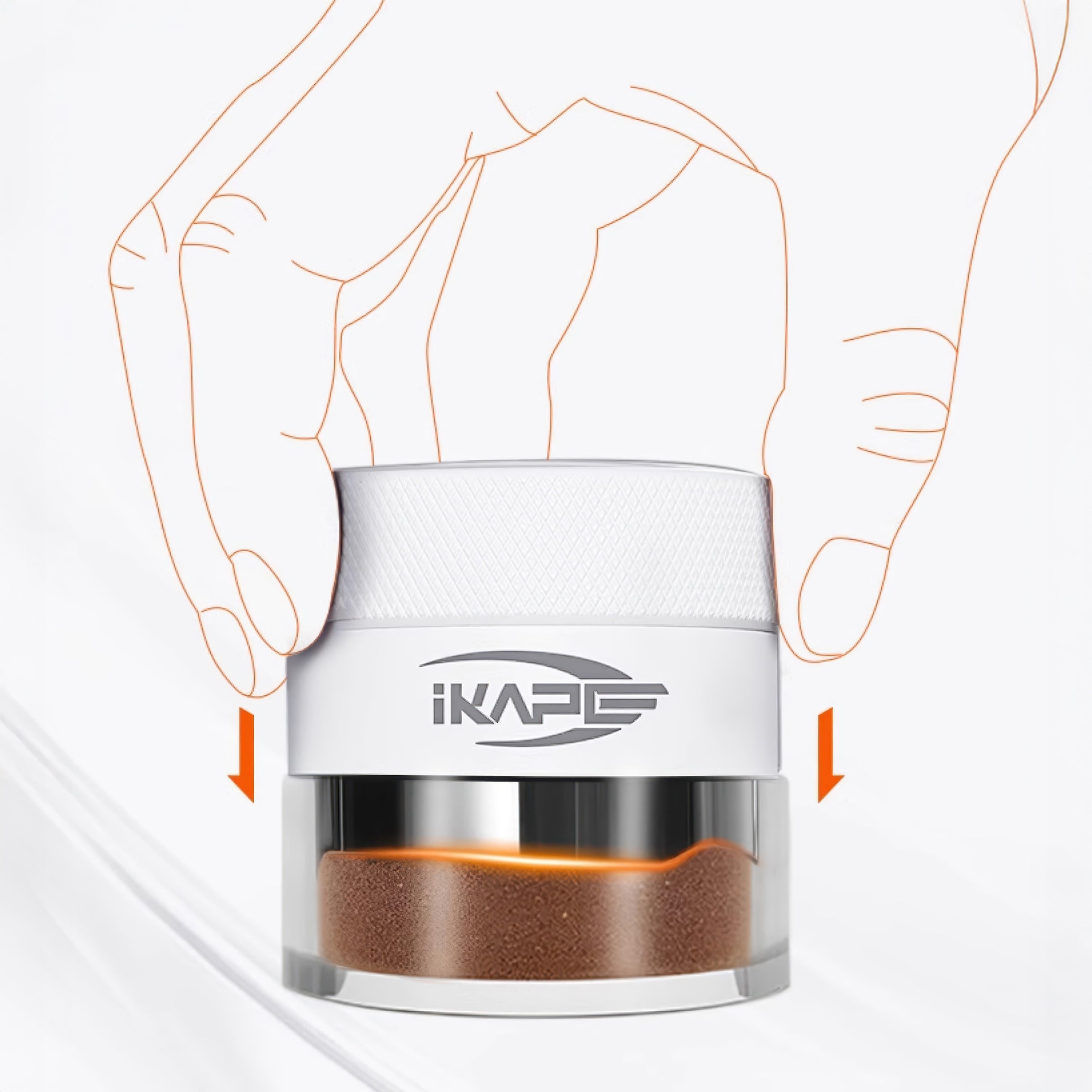 Espresso White Tamper & Distributor