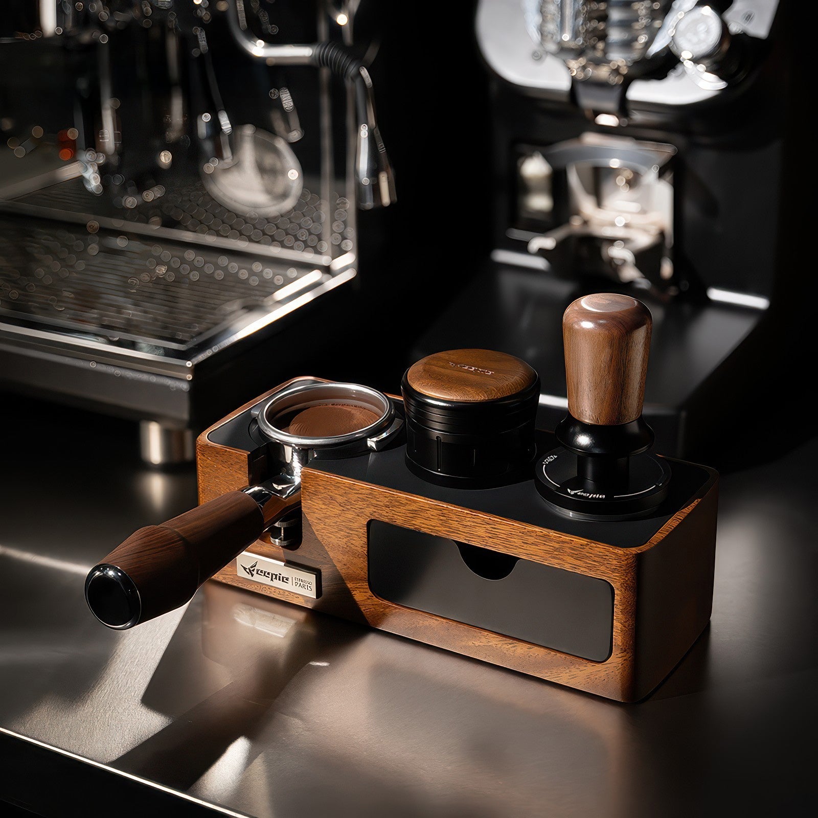 Walnut Coffee Tamper Balanced Design