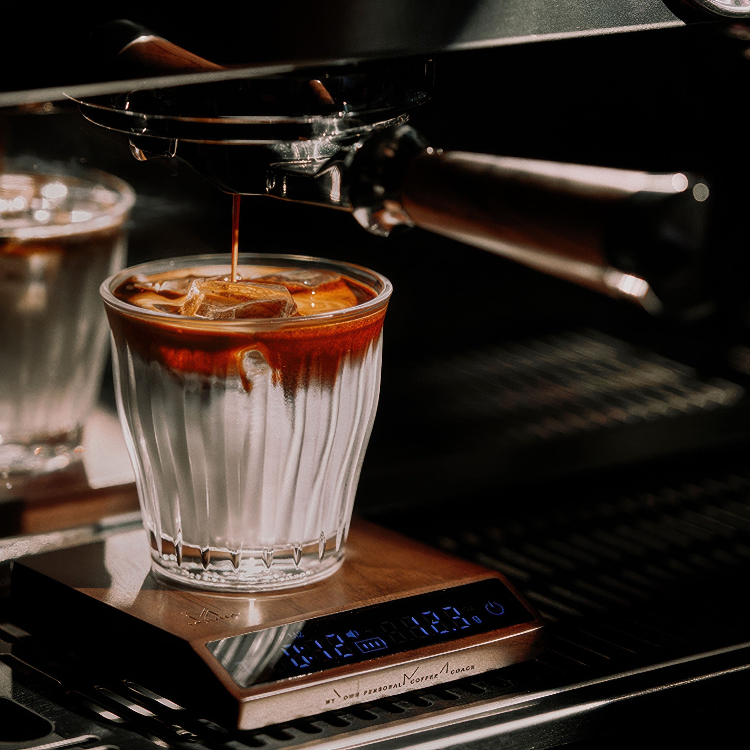 Precision Brew Walnut Digital Coffee Scale