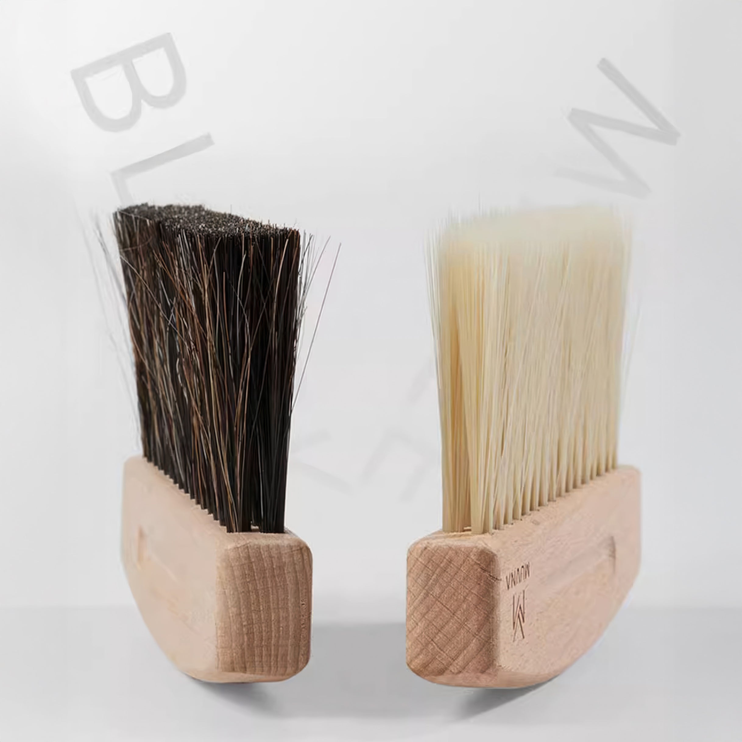 Solid Wood Coffee Cleaning Brush Set