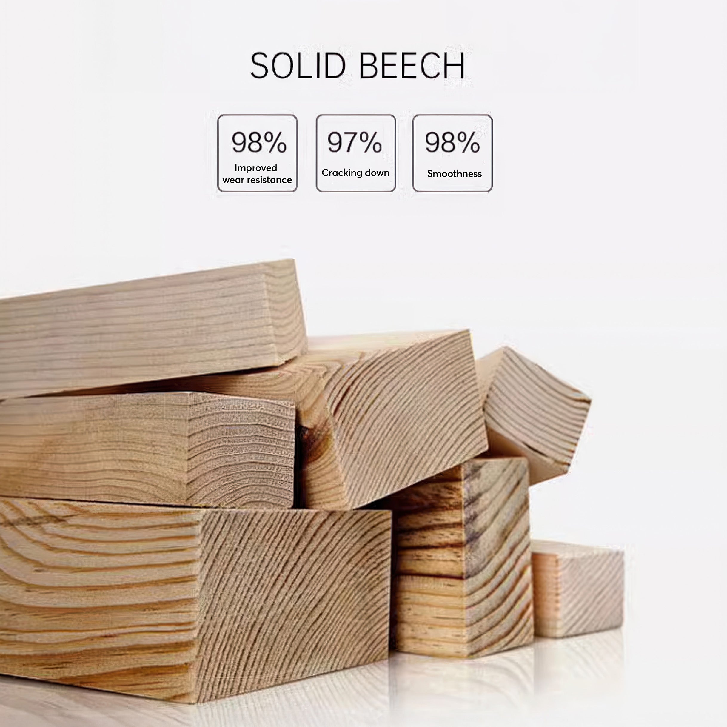 Solid Wood Coffee Cleaning Brush Set