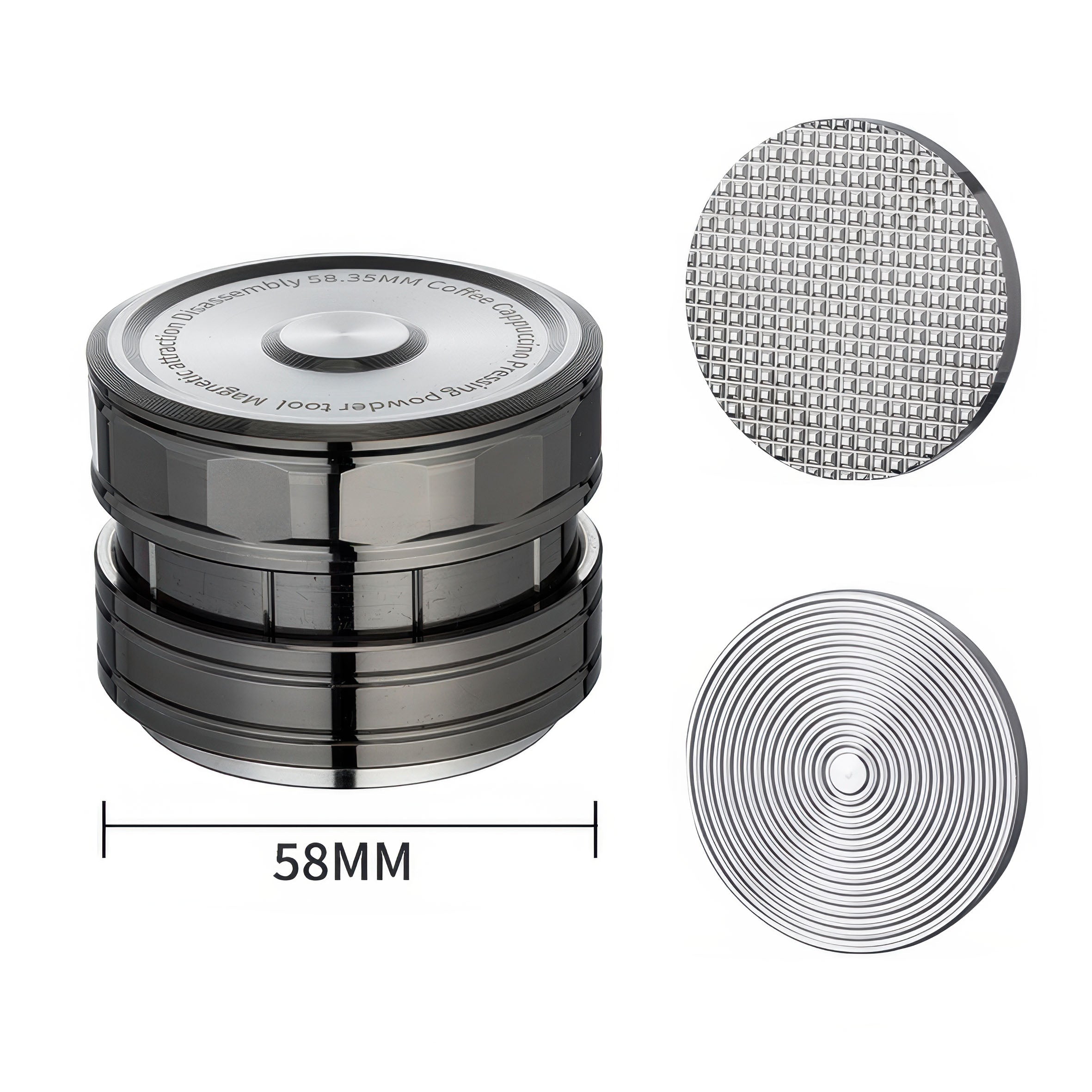 UFO Gravity Tamper with 2 Bottom Types