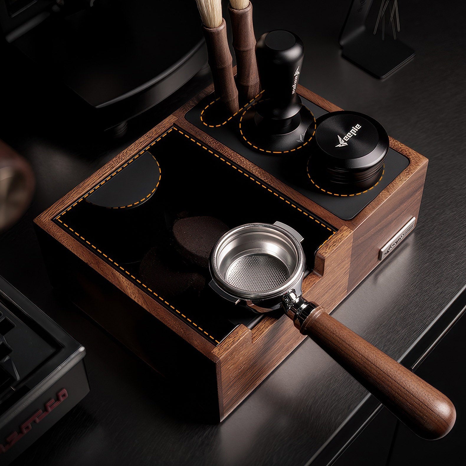 Multi-Function Coffee Tamping Station