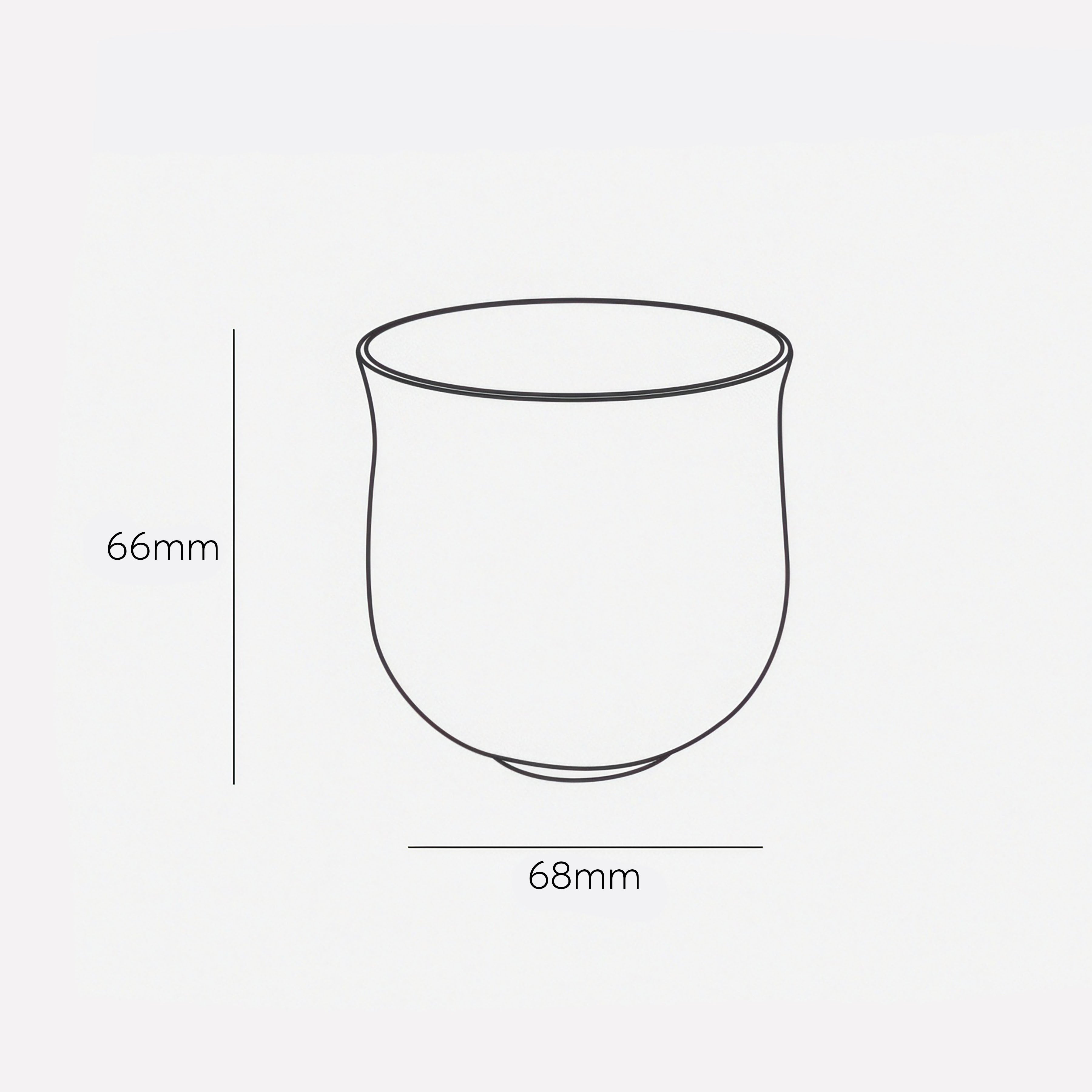 Ceramic Coffee Aroma Tasting Cup