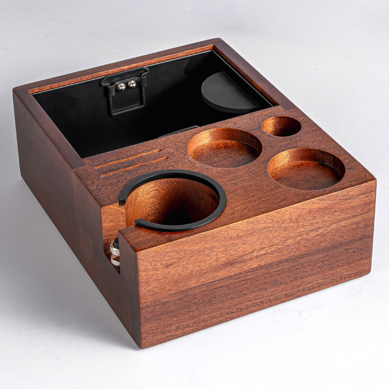 Espresso Accessories Organizer Box and Knock Box