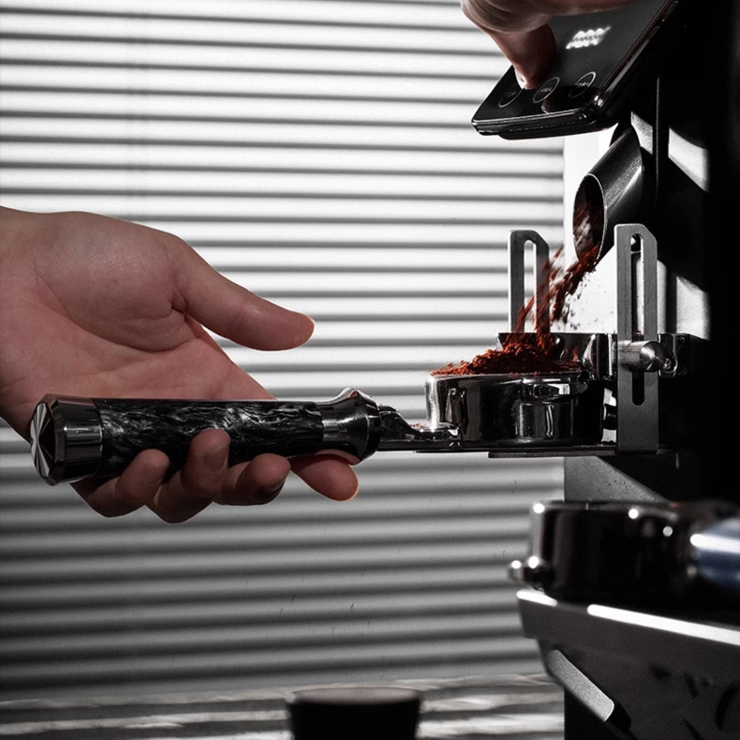 High-Extraction Italian Bottomed Portafilter Handle