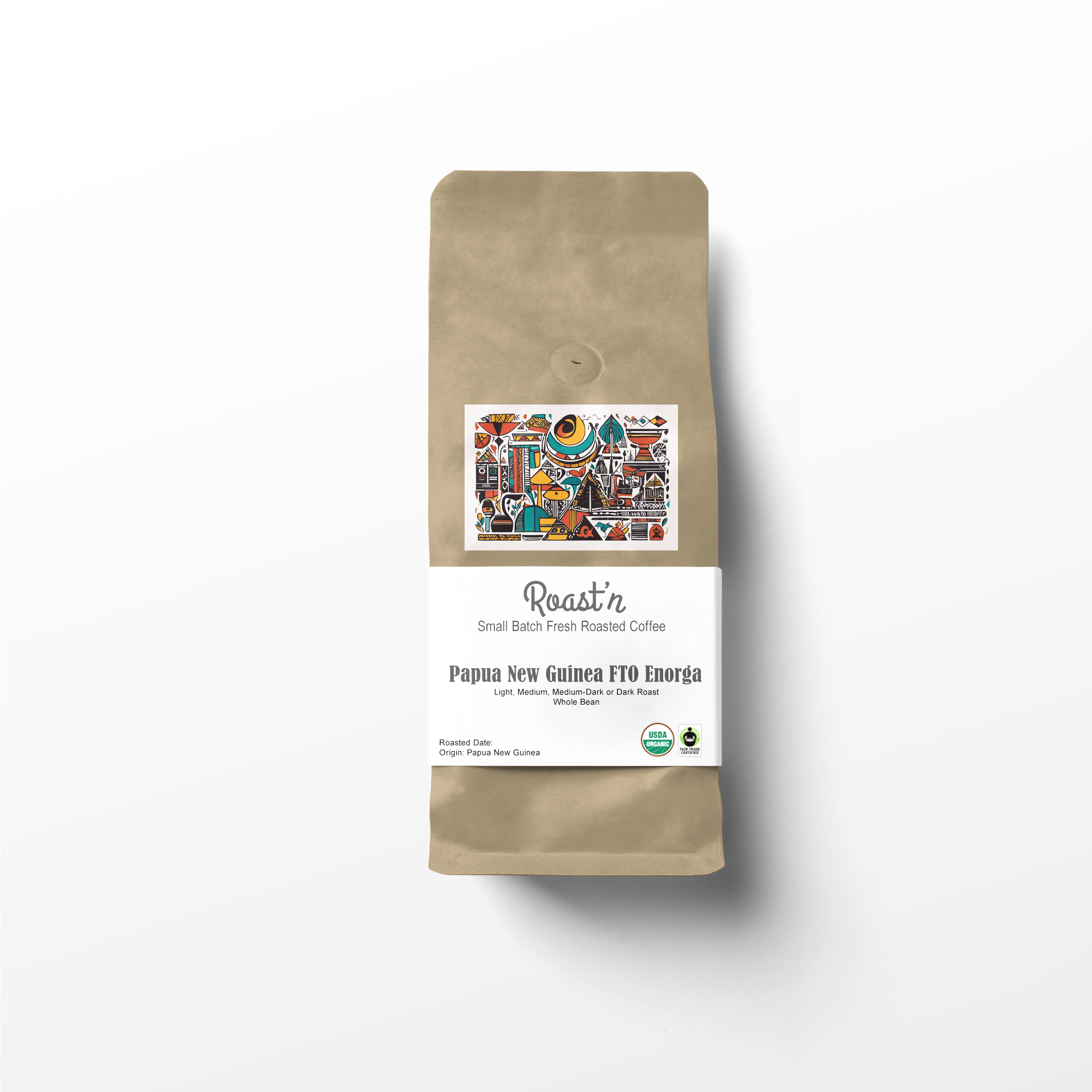 Papua New Guinea FTO Enorga Fresh Roasted Coffee Beans