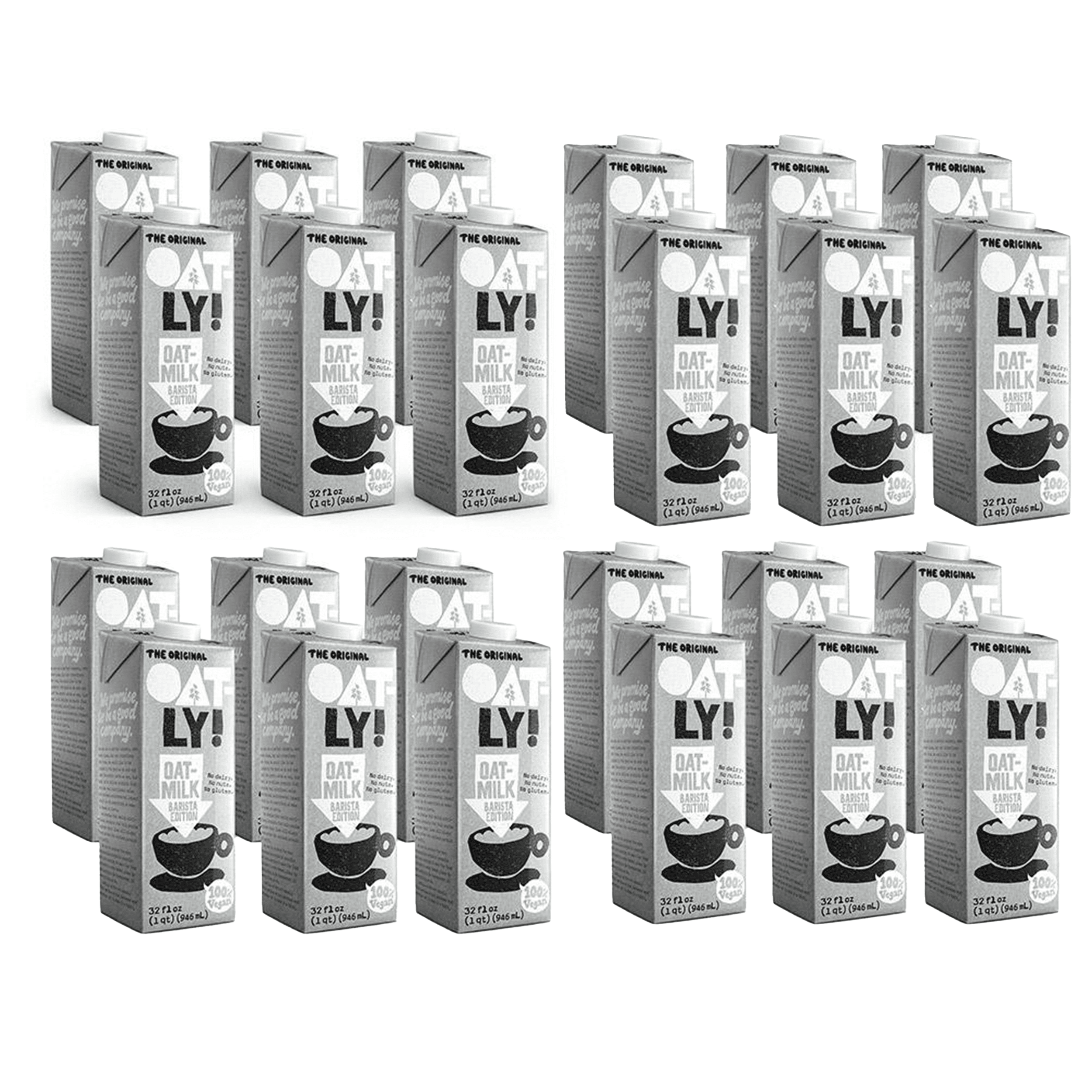 Oatly Barista Edition Oat Milk - case of 12, 32oz cartons