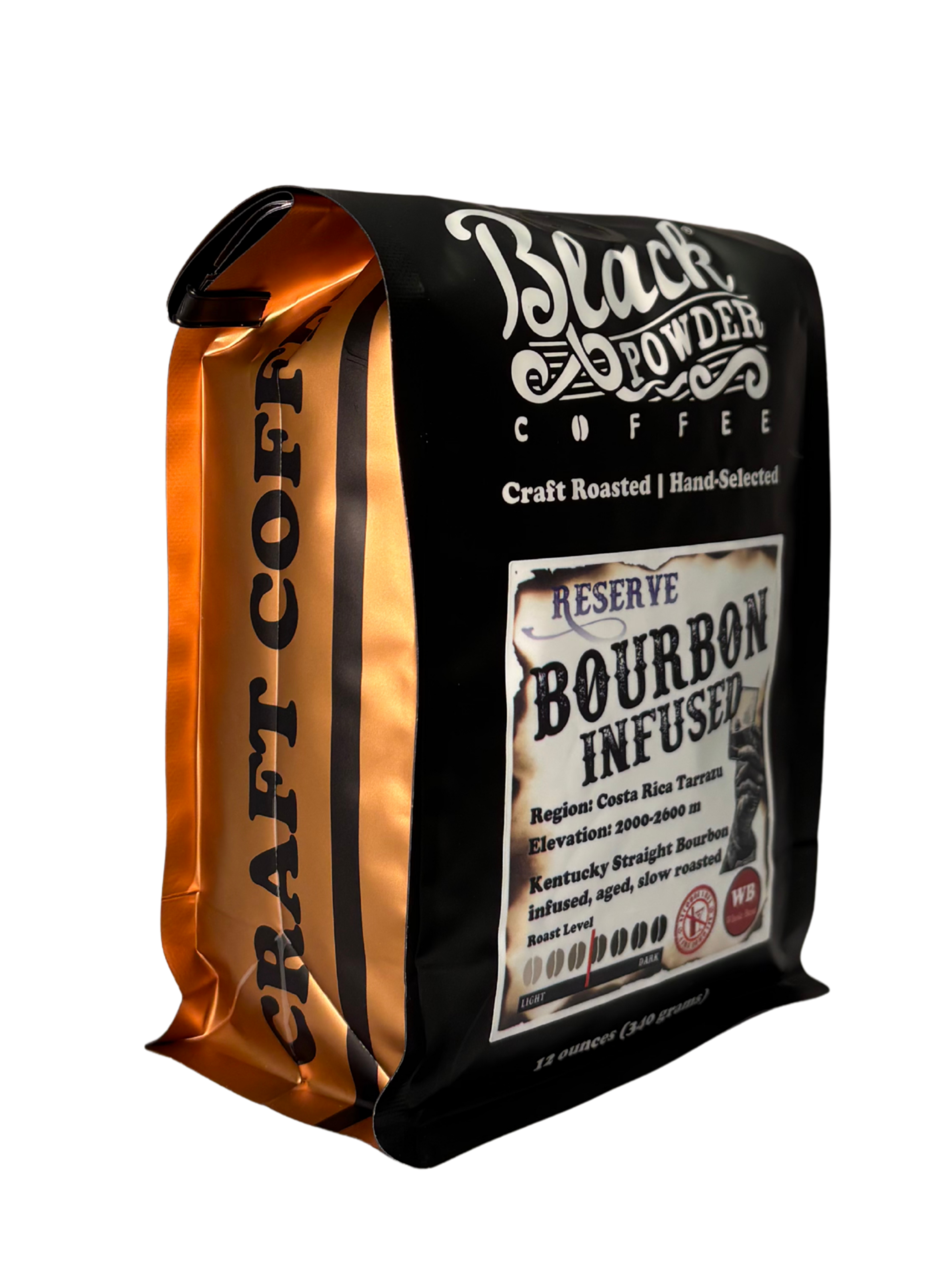 Bourbon Infused Coffee | Small Batch | Medium Roast