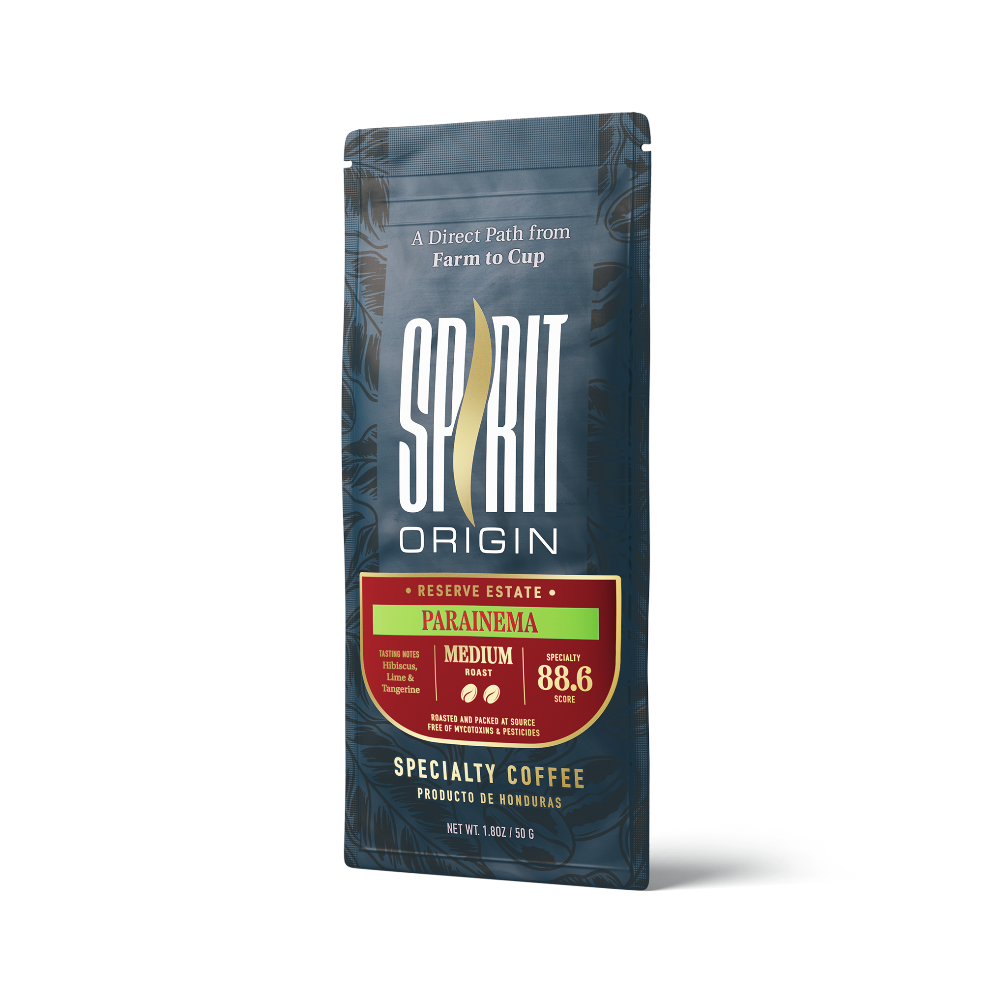 Honduras Paraideli Parainema Washed Parainema Cup of Excellence 1.8oz (50g) Sample bag