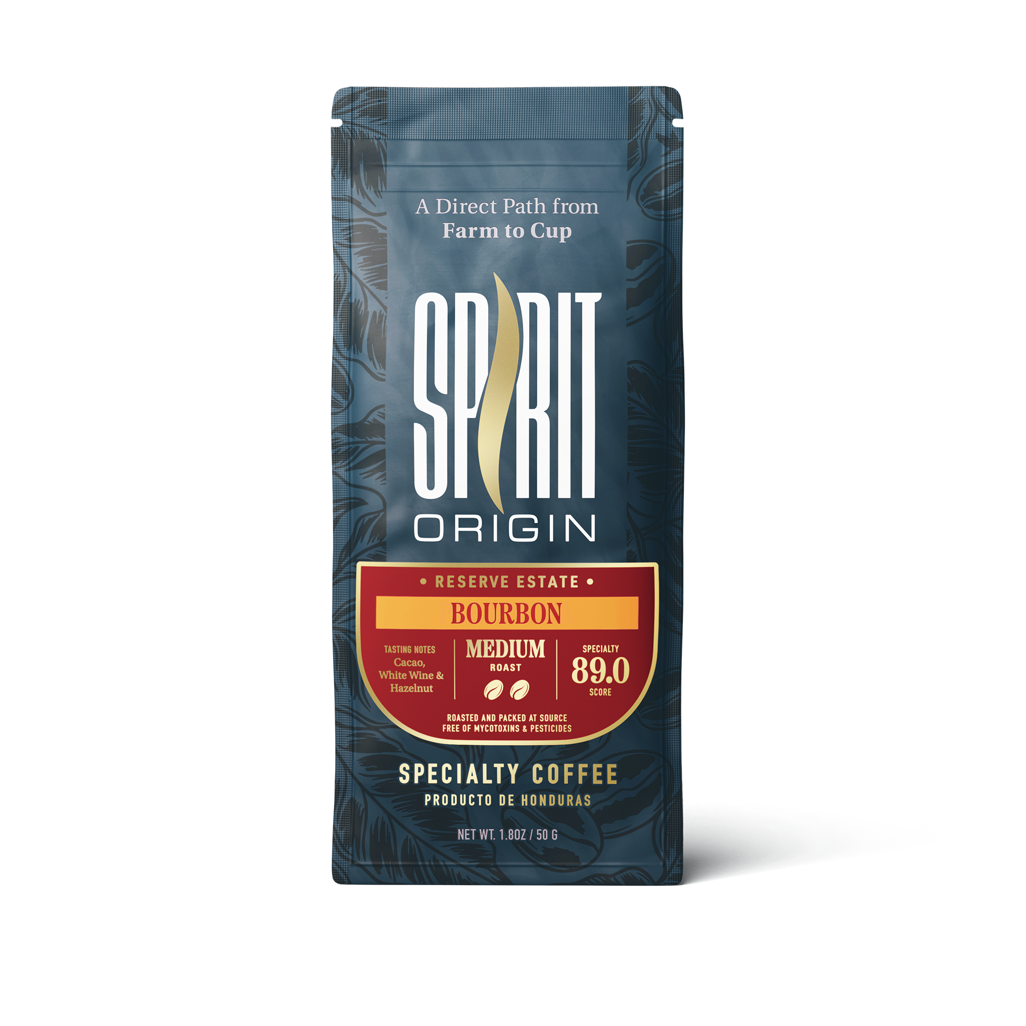 Honduras Montecillos Bourbon Natural 1.8oz (50g) Sample bag