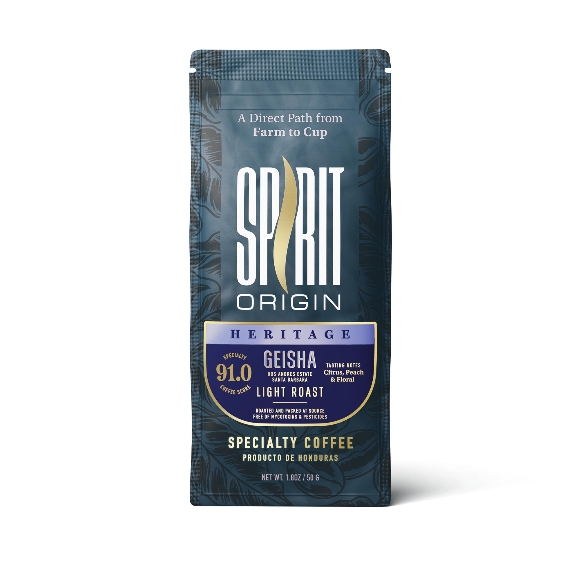 Honduras Dos Andres Gesha Washed 1.8oz (50g) Sample bag