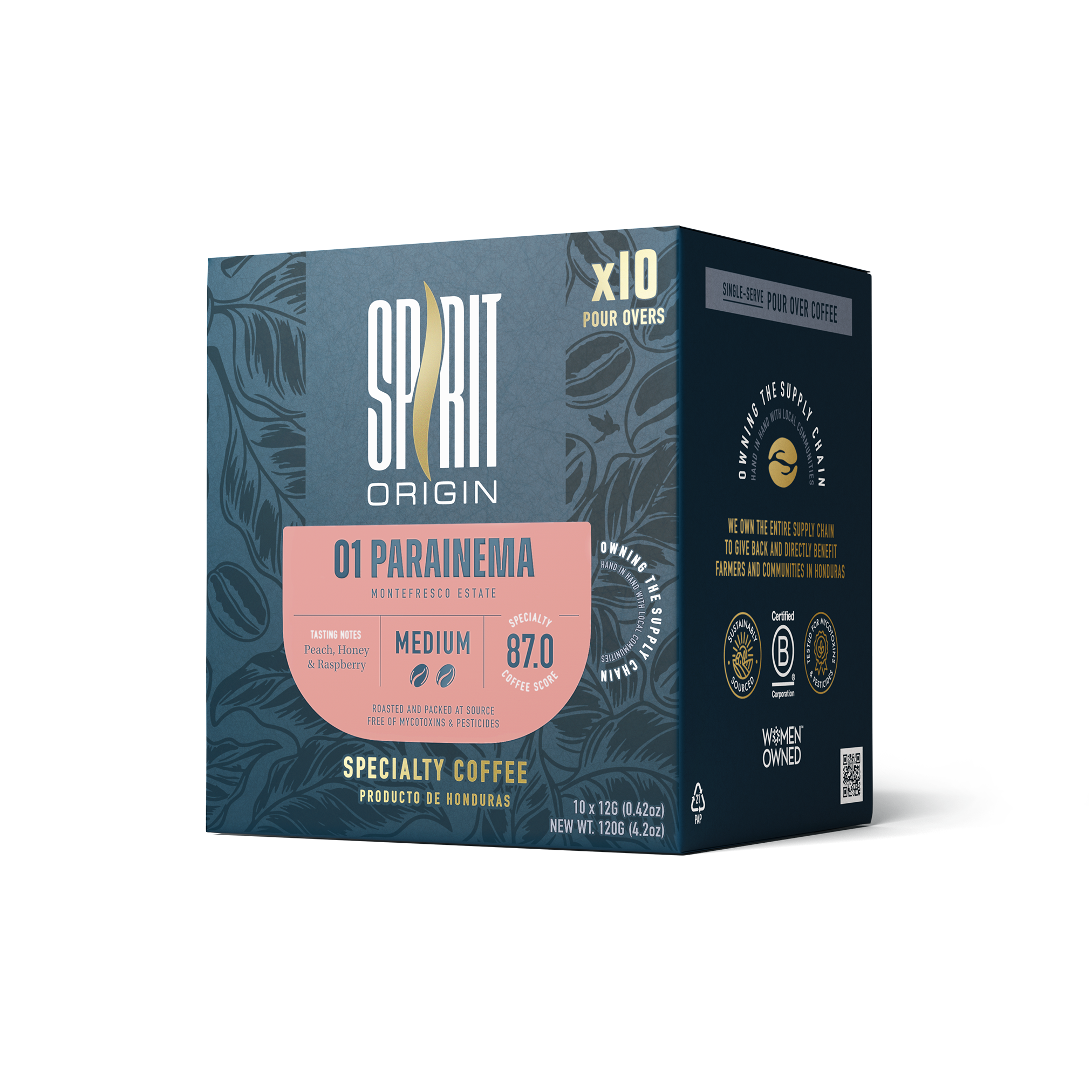 Single-Use Pour-Over Drip Bags - Parainema (Box of 10 Bags)